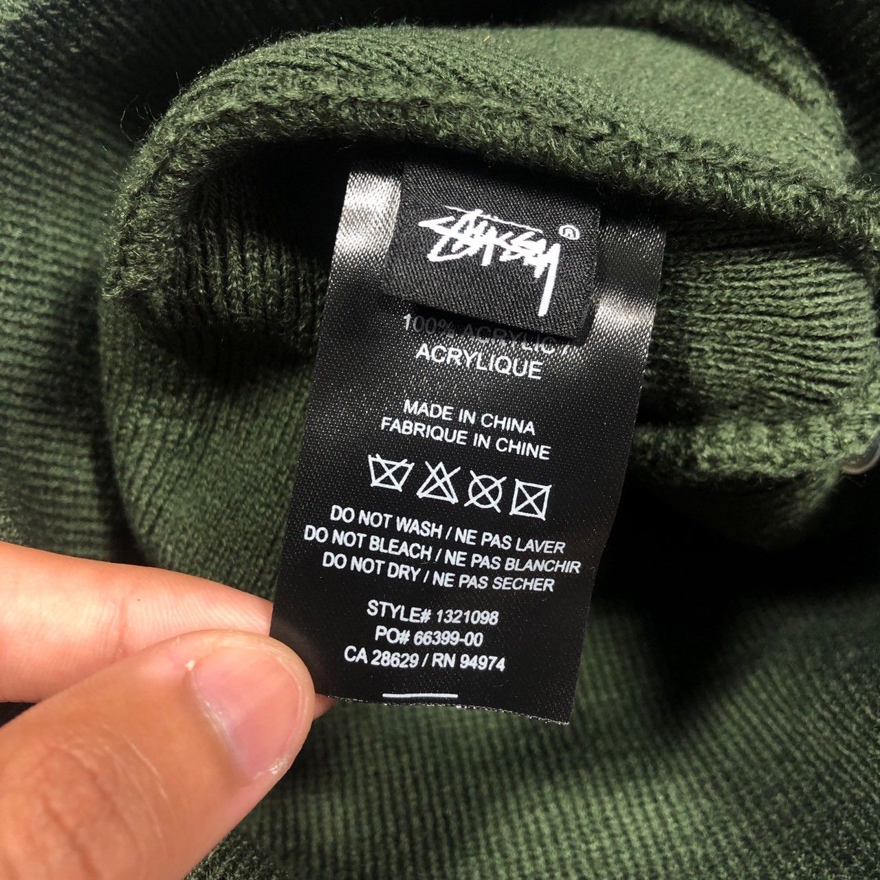 Stussy × Vintage Stussy Jacquard Stripe Skullcap Beanie Size ONE SIZE - 4 Thumbnail