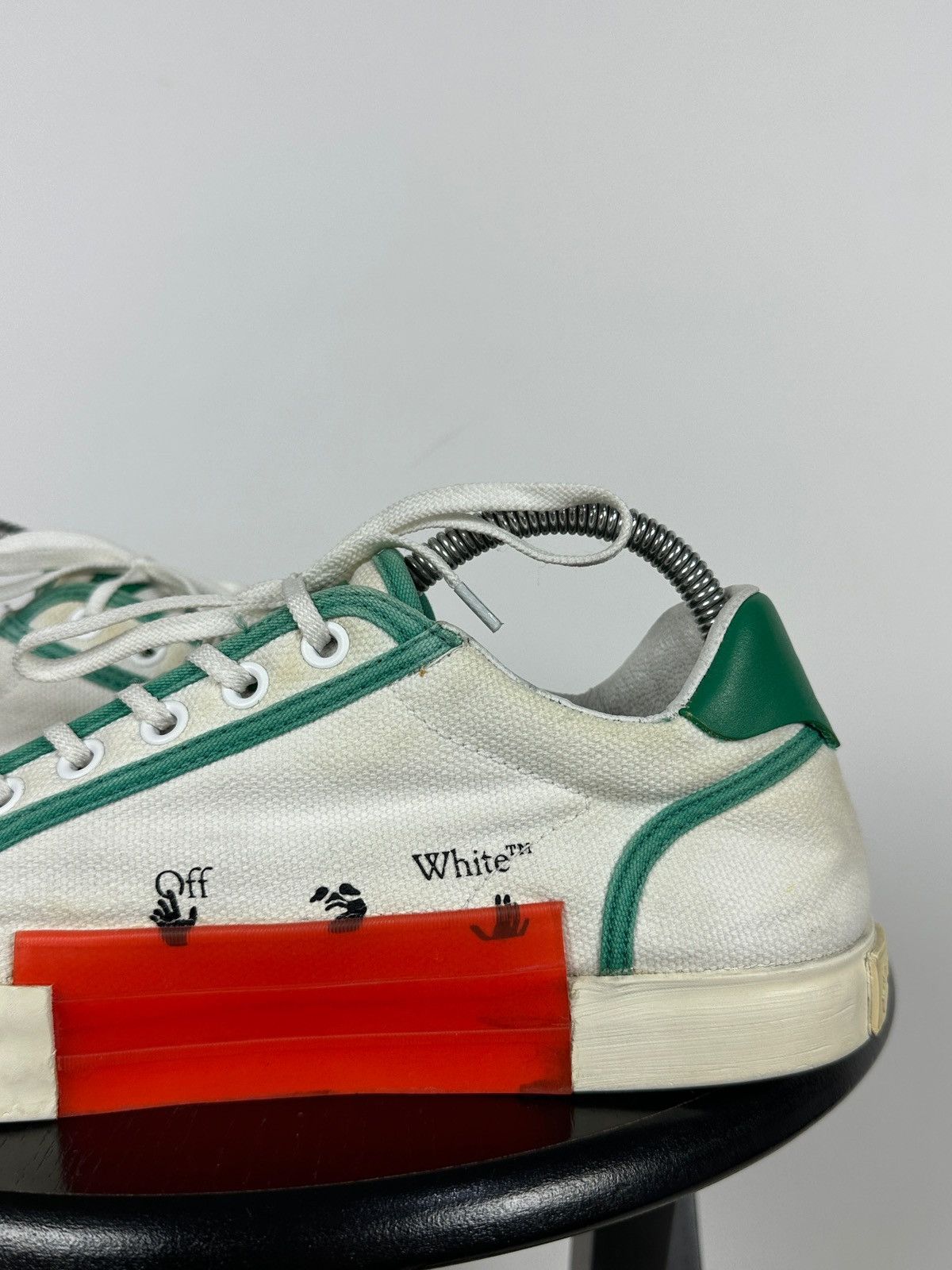 Off-White Off-White Vulcanized Virgil Abloh Low Top Sneakers Size US 9 / EU 42 - 18 Thumbnail