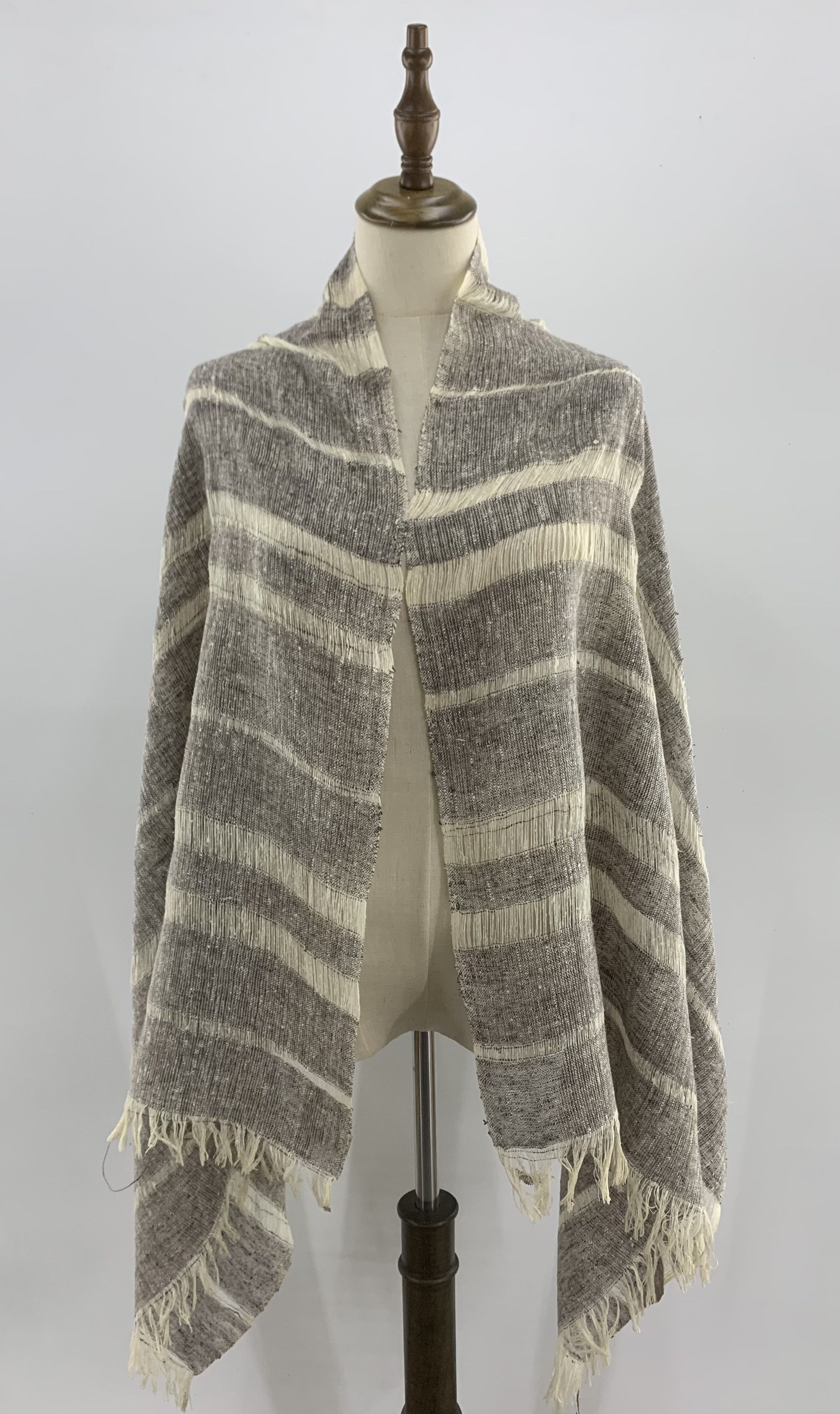 Hiroko Koshino Homme Hiroko Koshino Scarf Wool Muffler Neck Wrap BL3193 Size ONE SIZE - 1 Thumbnail