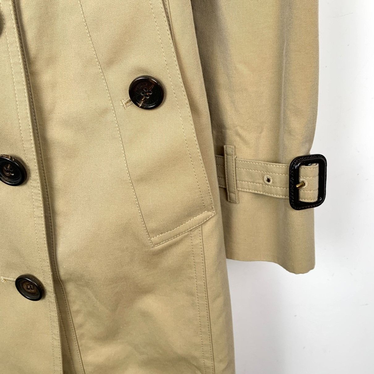 Burberry beige cotton burberry coat Size XS / US 0-2 / IT 36-38 - 6 Thumbnail
