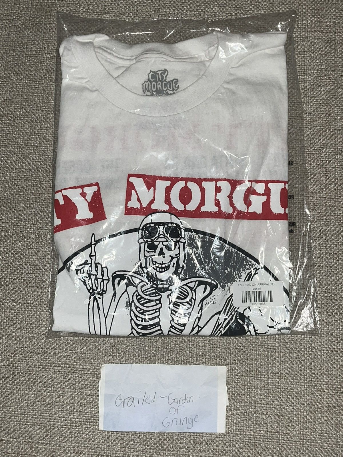 City Morgue × G59 Records × Missing Since Thursday CITY MORGUE DEAD ON ARRIVAL TOUR MISSILE TEE Size US L / EU 52-54 / 3 - 3 Thumbnail