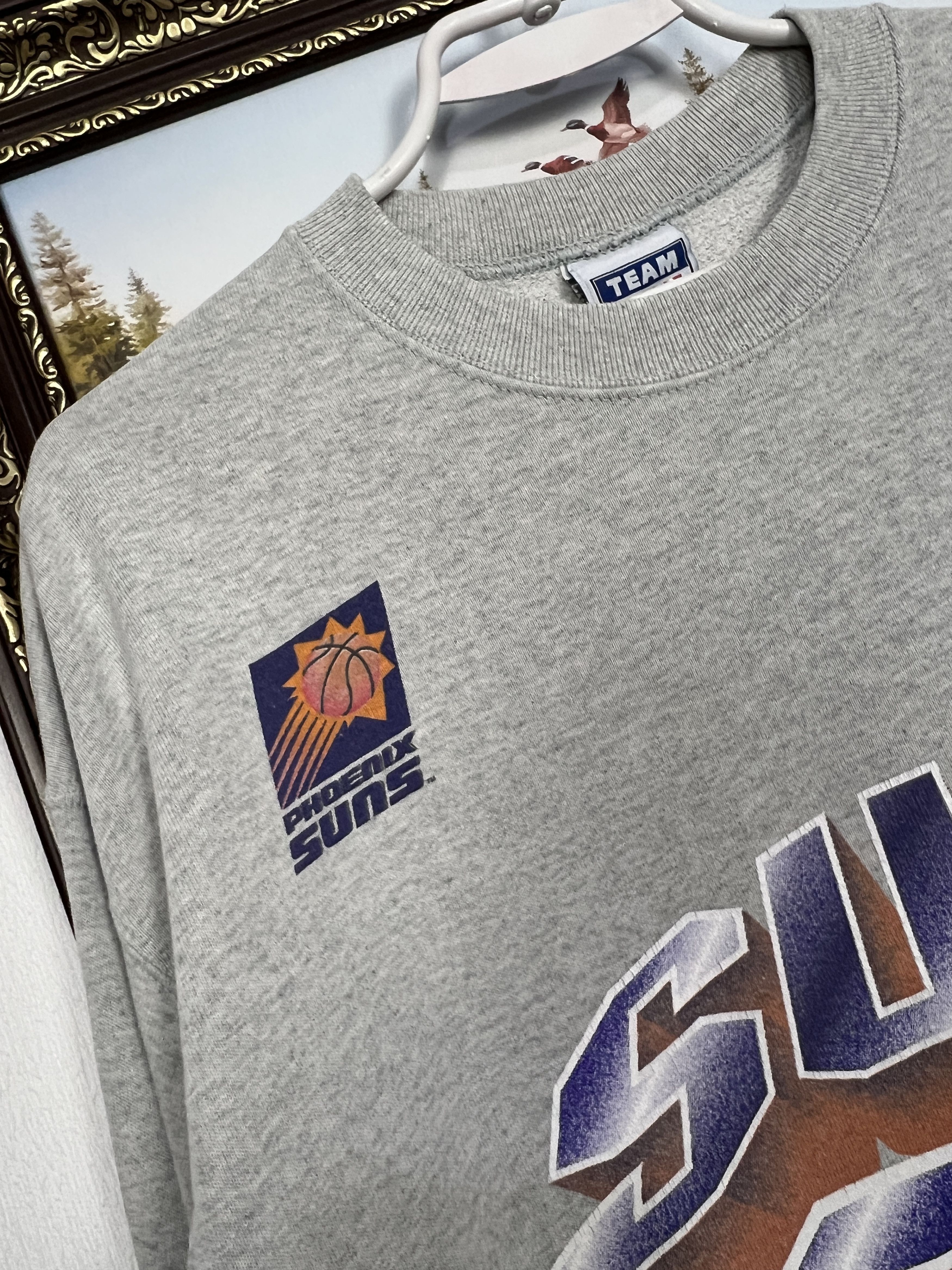 Vintage Phoenix Suns Barkley Sweatshirt NBA Crewneck Over Print Size US L / EU 52-54 / 3 - 4 Thumbnail
