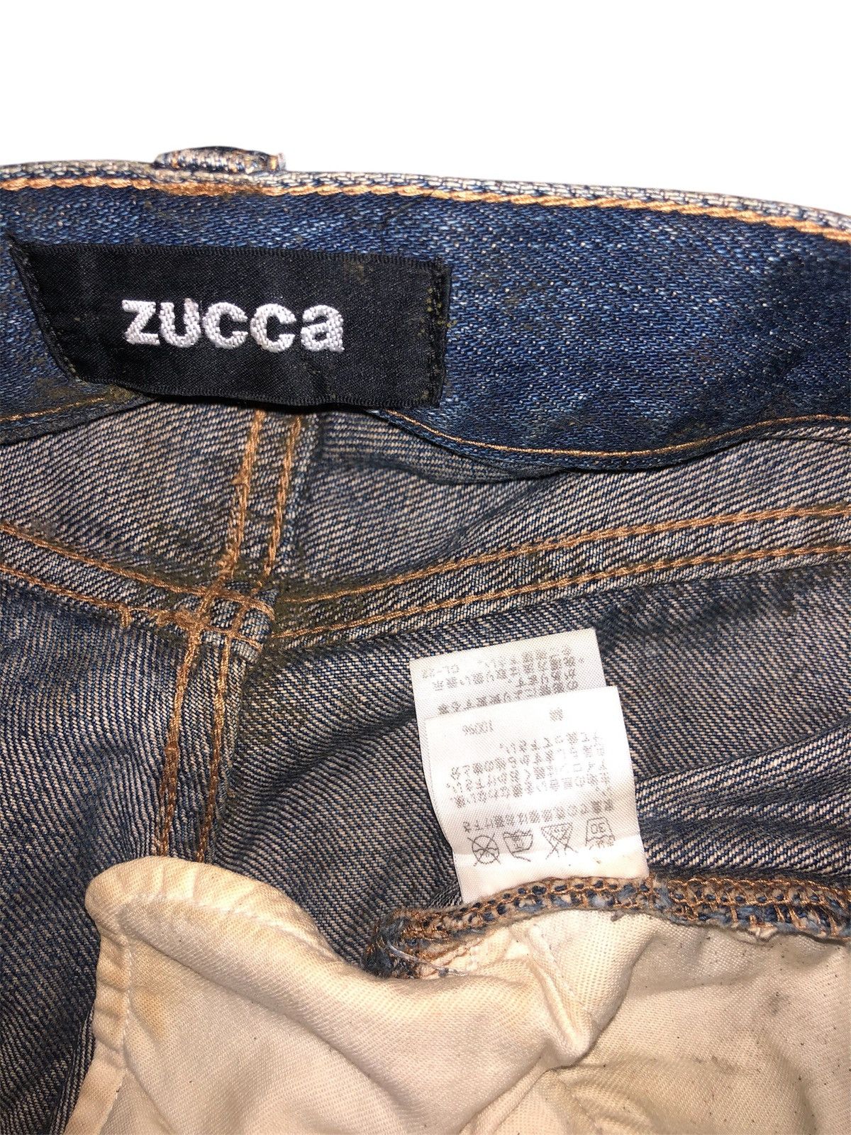 Issey Miyake × Vintage × Zucca VINTAGE DESIGNER ZUCCA JEANS ISSEY MIYAKE Size 32" / US 10 / IT 46 - 1 Thumbnail