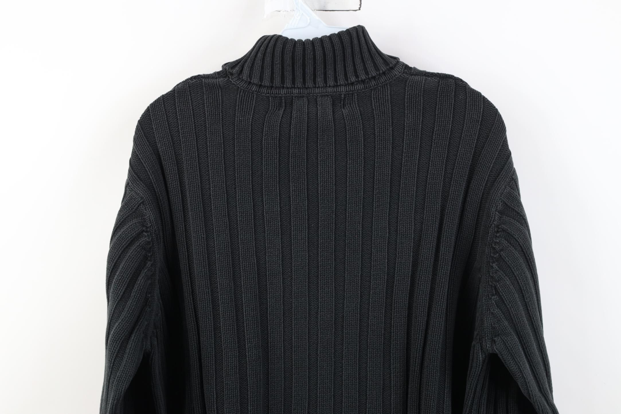 Banana Republic Vintage 90s Y2K Banana Republic Ribbed Turtleneck Sweater Size US L / EU 52-54 / 3 - 10 Thumbnail