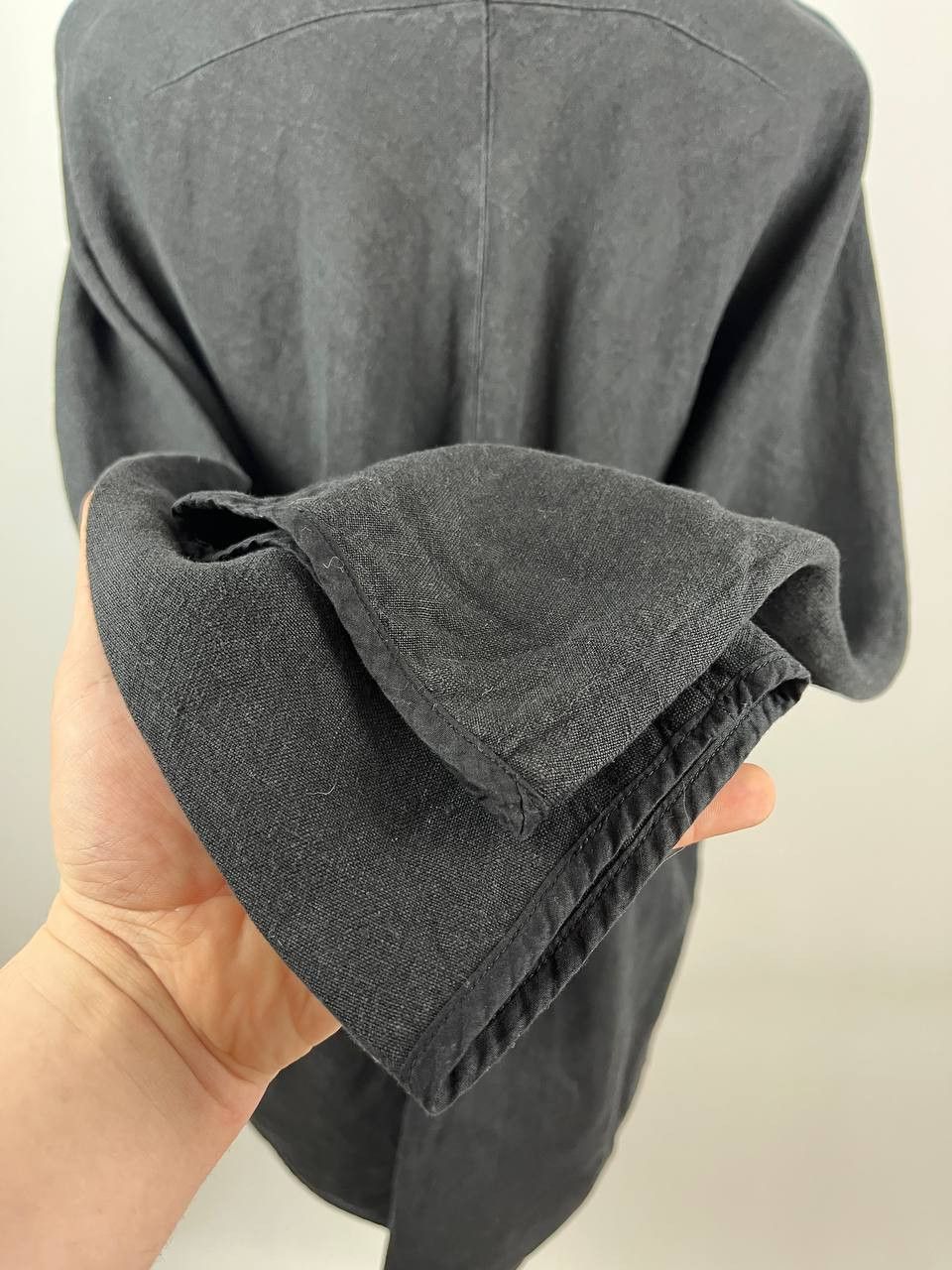 OSKA OSKA 100% Linen Black Jacket Lagenlook Boho Size 3 L/XL Size L / US 10 / IT 46 - 6 Thumbnail