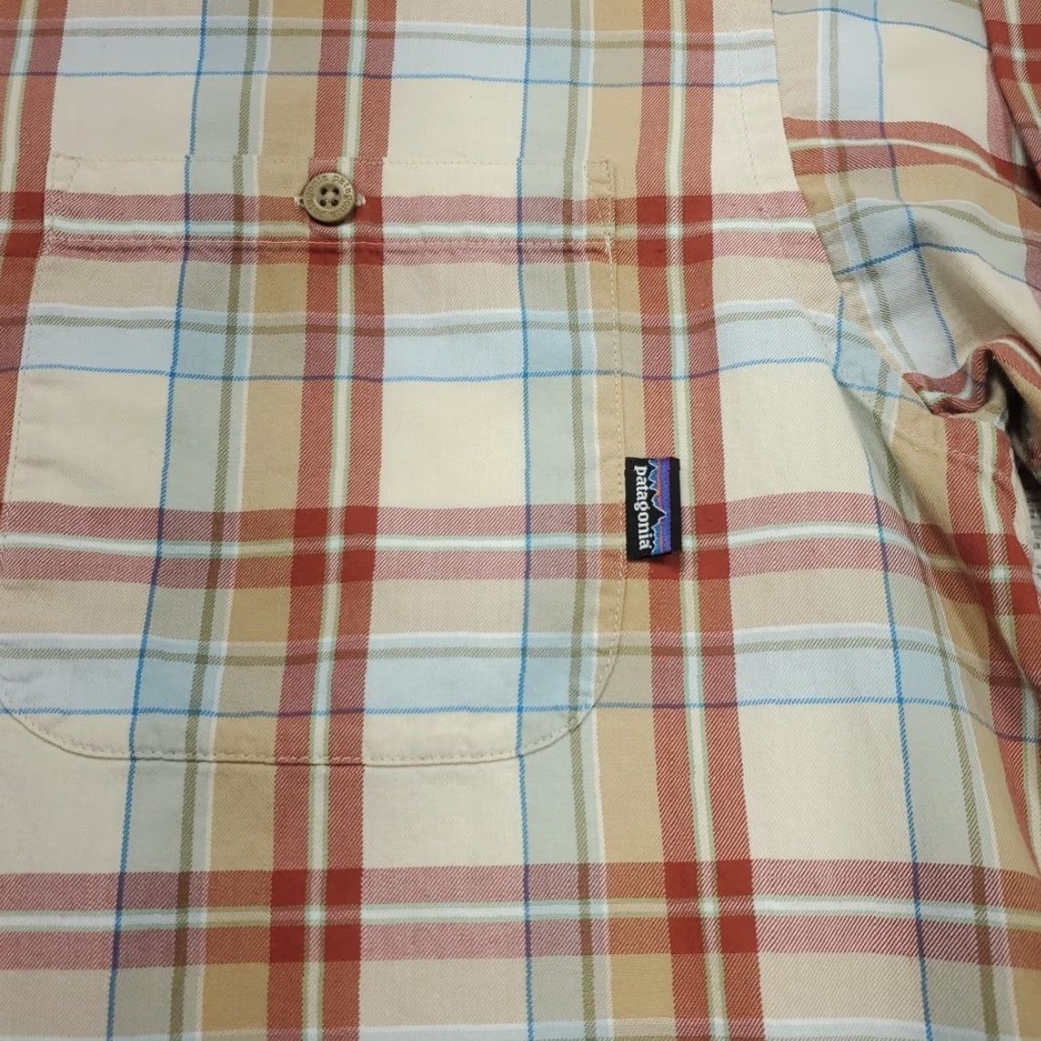Patagonia Patagonia Shirt Mens M Button-Up Organic Cotton Plaid Long Sleeve Outdoor Western Camping Hiking Size US L / EU 52-54 / 3 - 5 Thumbnail