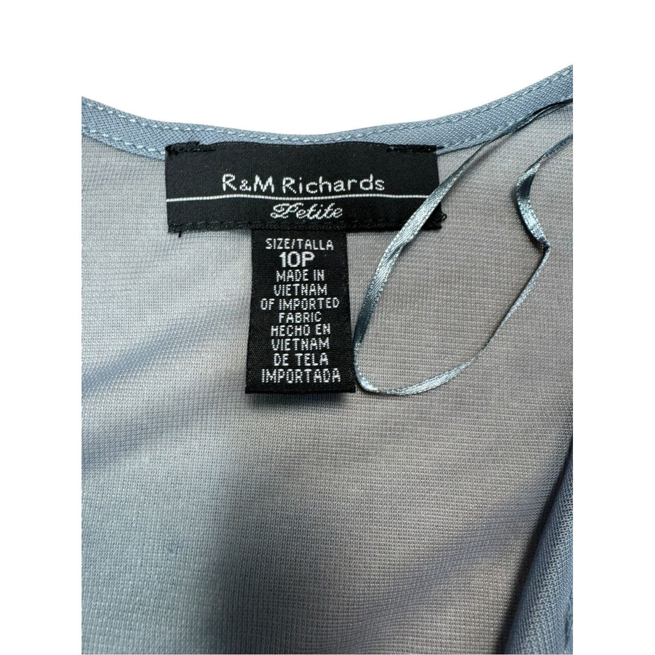Other NWT New R&M Richards Beaded Dress And Flyaway Jacket Grey S Size L / US 10 / IT 46 - 6 Thumbnail