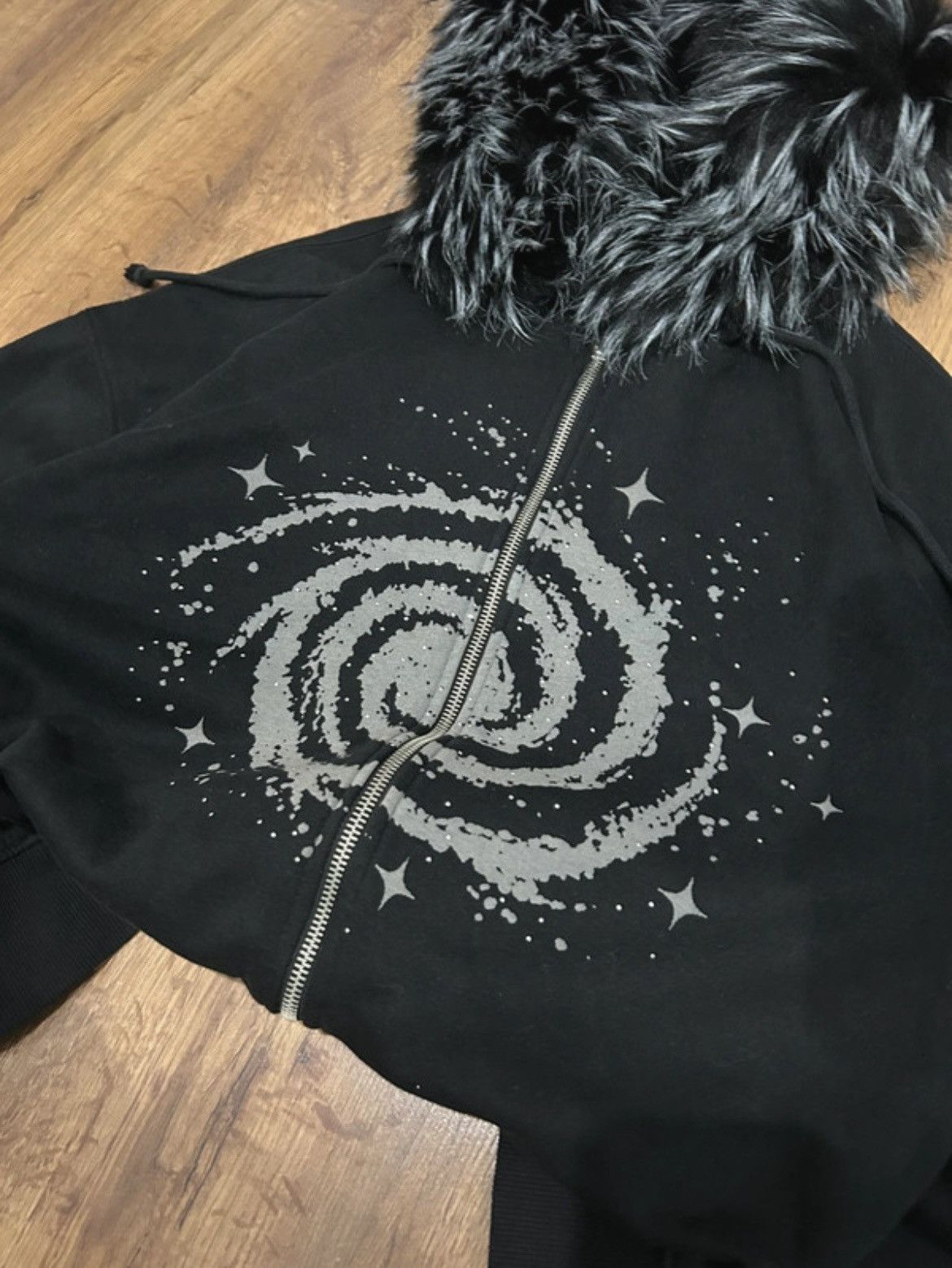 Other y2k faux furr zip up hoodie opium Size S / US 4 / IT 40 - 3 Thumbnail