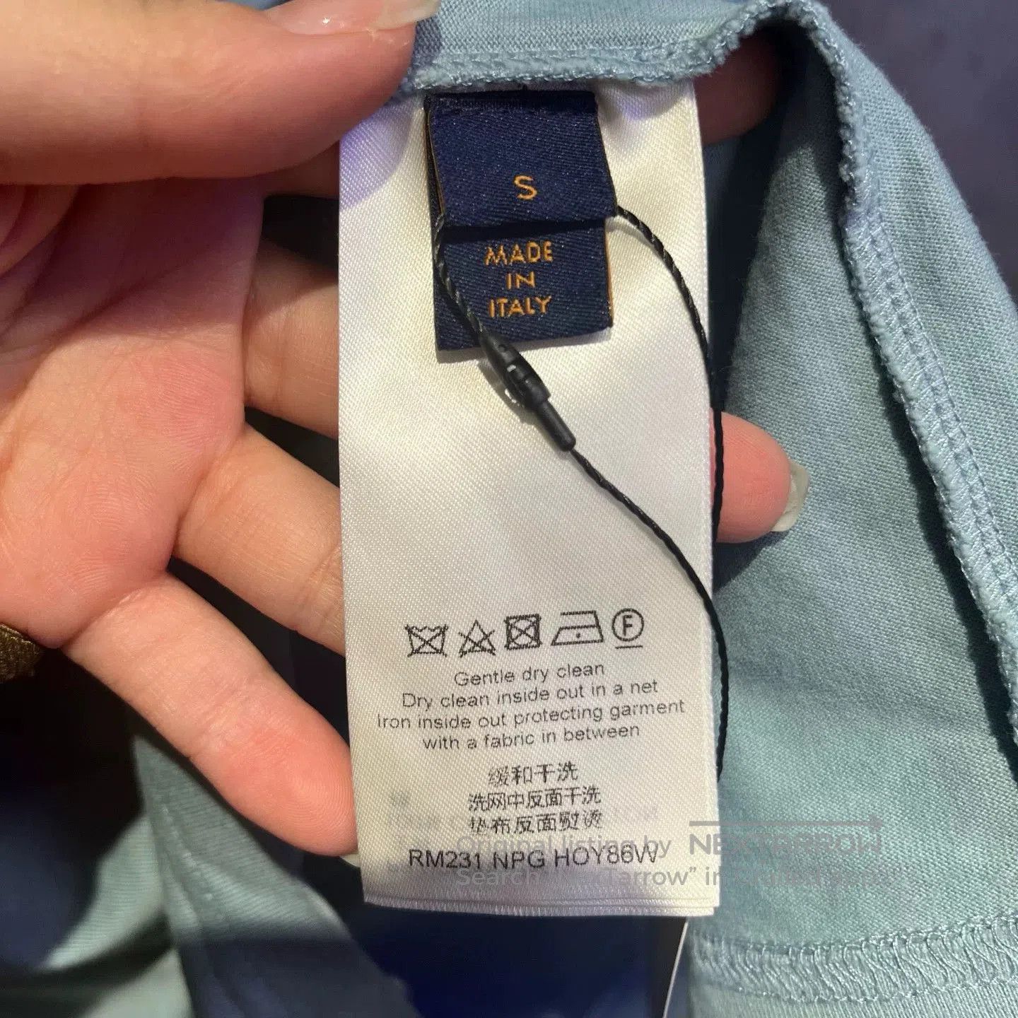 Louis Vuitton Louis Vuitton Blue Tool Embroidery T. Size US S / EU 44-46 / 1 - 2 Thumbnail