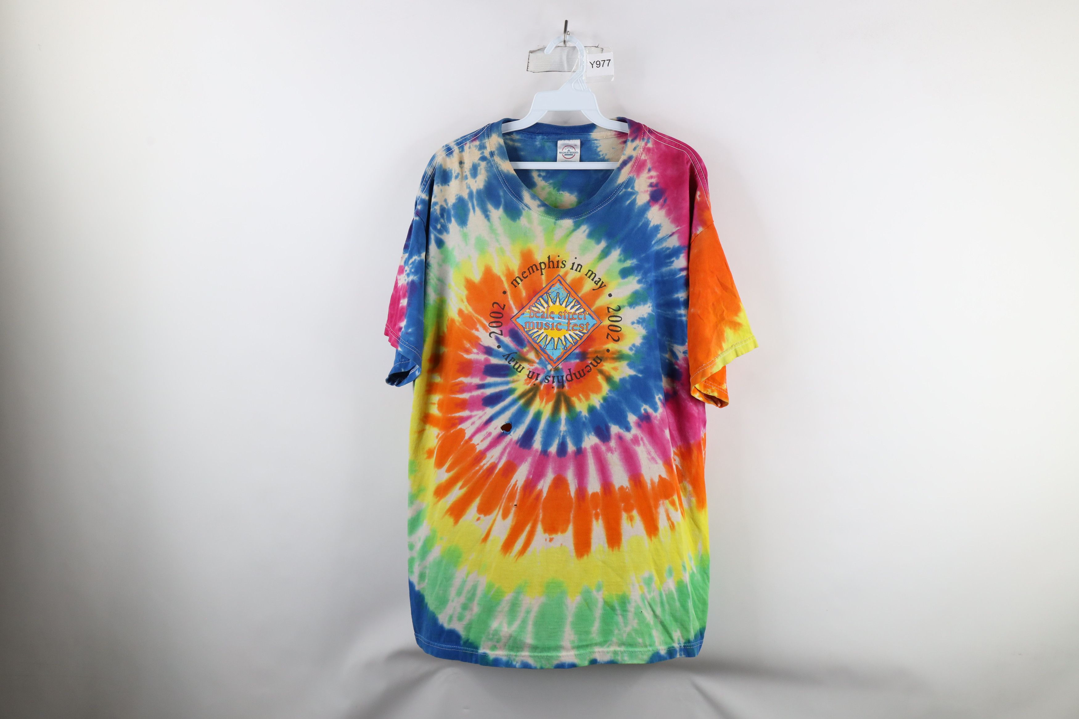 Vintage Vintage Y2K 2002 In May Beale Street Music Fest T-Shirt Size US XL / EU 56 / 4 - 1 Thumbnail