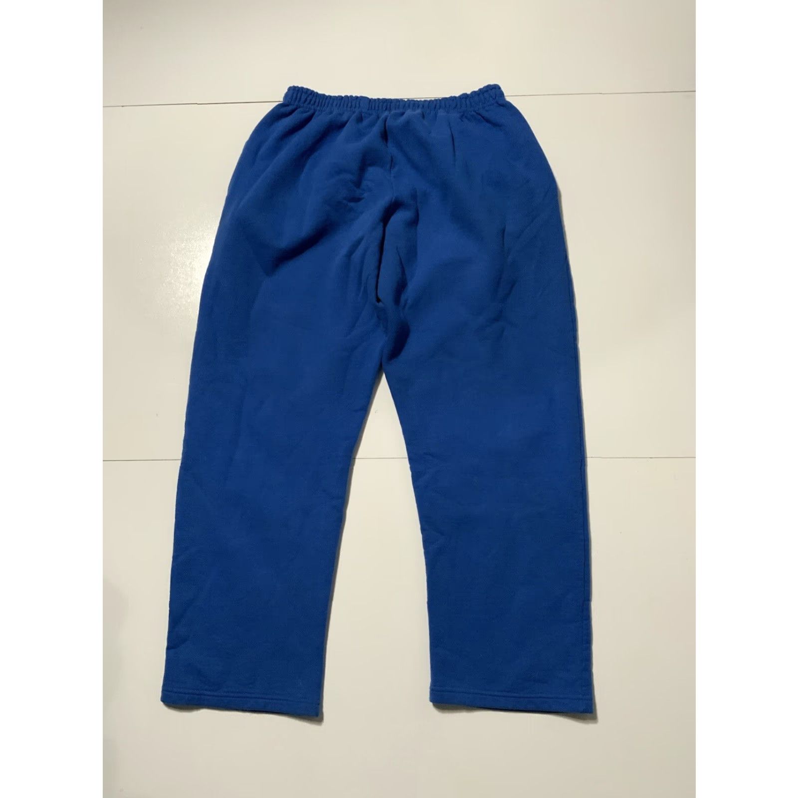 Gildan VINTAGE City Of Compton California Embroidered Blue Fleece Wide-Leg Sweatpants M Adult Blue Wide Leg Sweatpants Mens Size US 31 - 3 Thumbnail