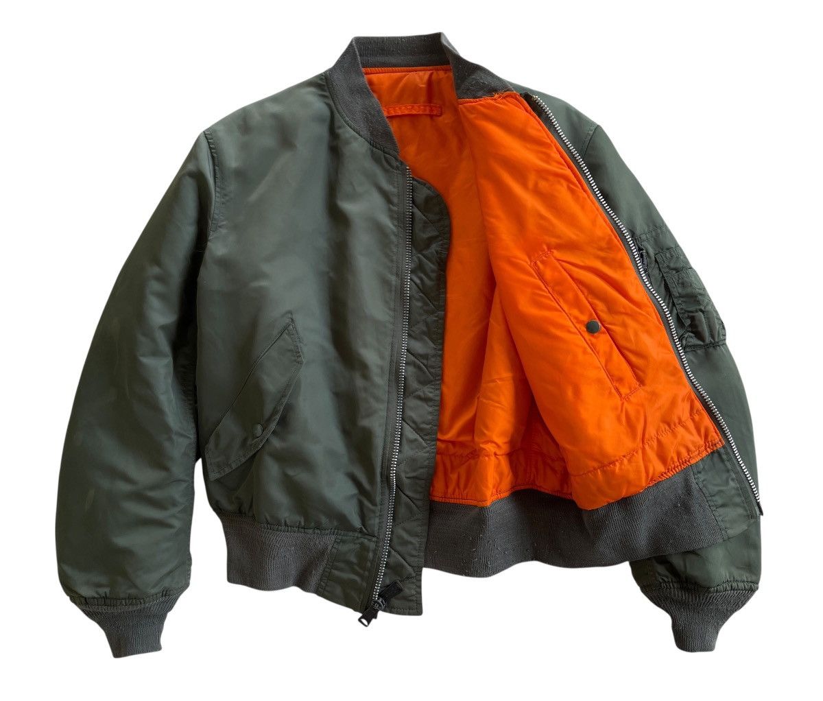 Alpha Industries Vintage Alpha Industries MA-1 Bomber Jacket Size US M / EU 48-50 / 2 - 6 Thumbnail