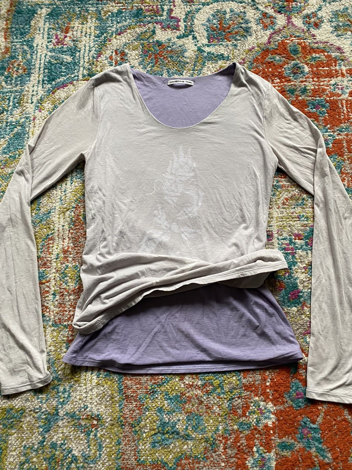 Vivienne Tam Vivienne Tam Double Layer Dragon Long Sleeve Size S / US 4 / IT 40 - 3 Thumbnail