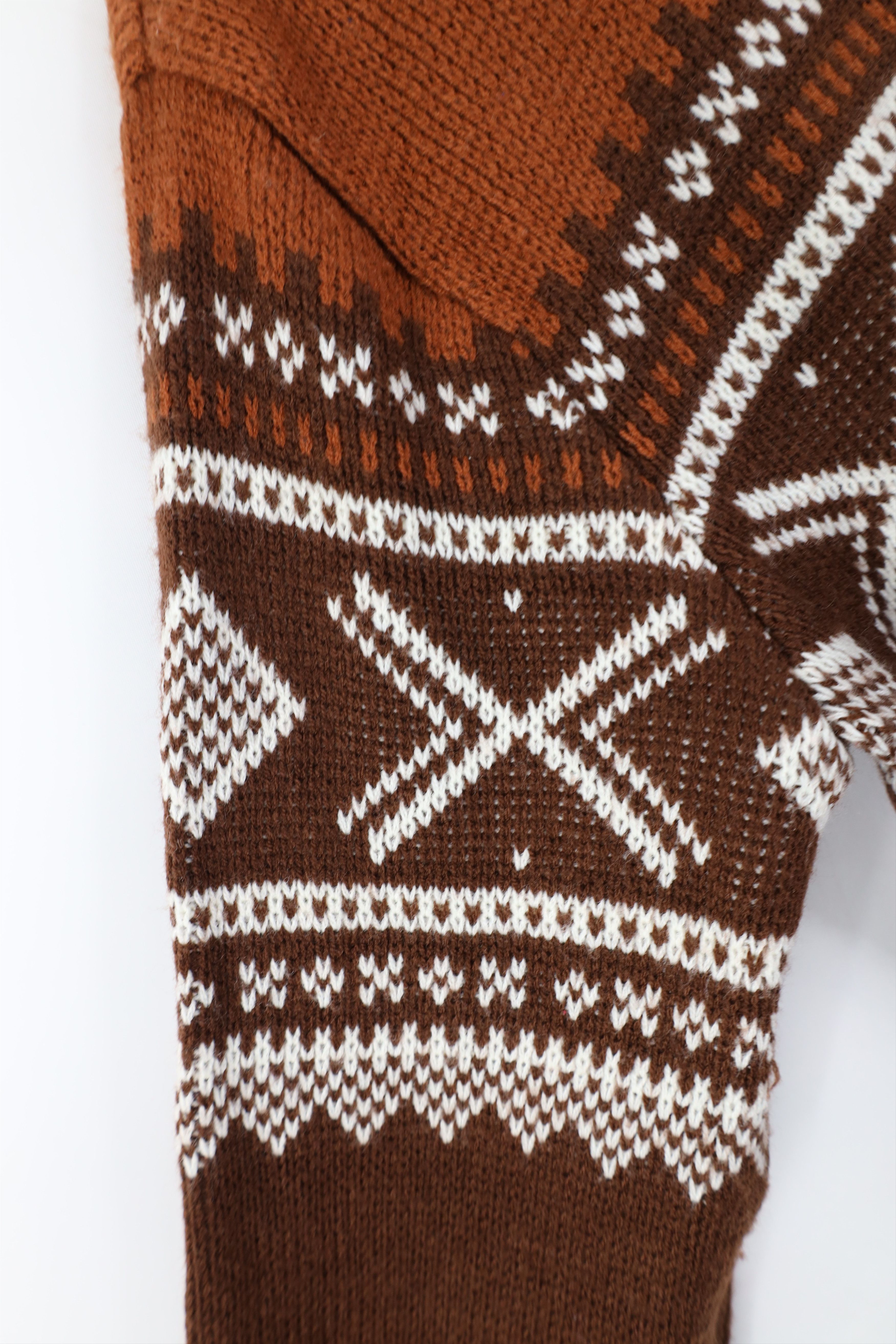 Vintage Vintage 70s Streetwear Fair Isle Crewneck Sweater Acrylic Size XL / US 12-14 / IT 48-50 - 6 Thumbnail