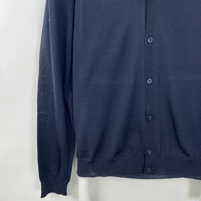 Prada Prada Dark blue V-neck knitted cardigan sweater 2501-Nextar Size US M / EU 48-50 / 2 - 6 Thumbnail