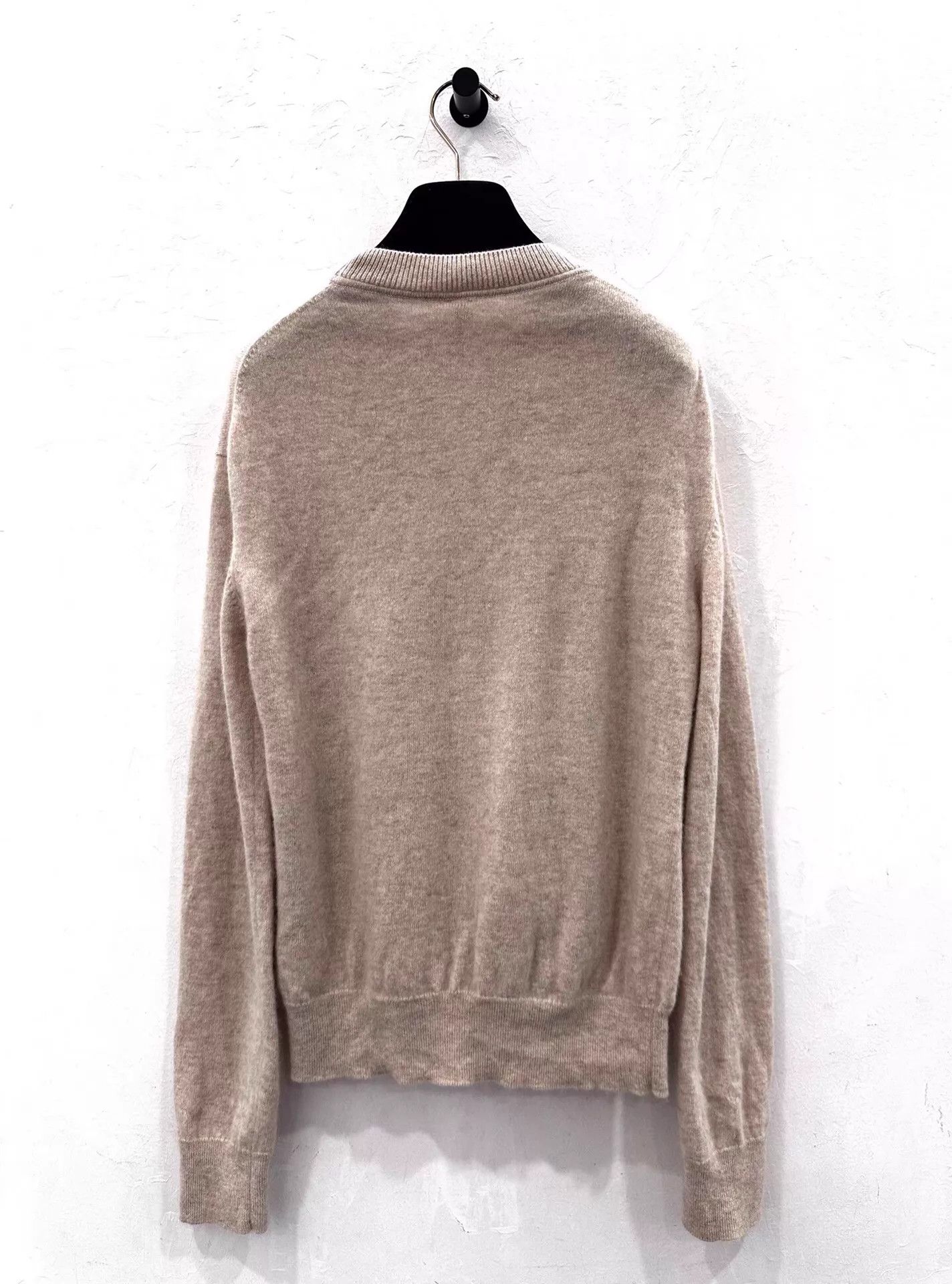 Hermes Hermes Women's Gray Embossed Logo Cashmere Sweater 38 New Size S / US 4 / IT 40 - 3 Thumbnail