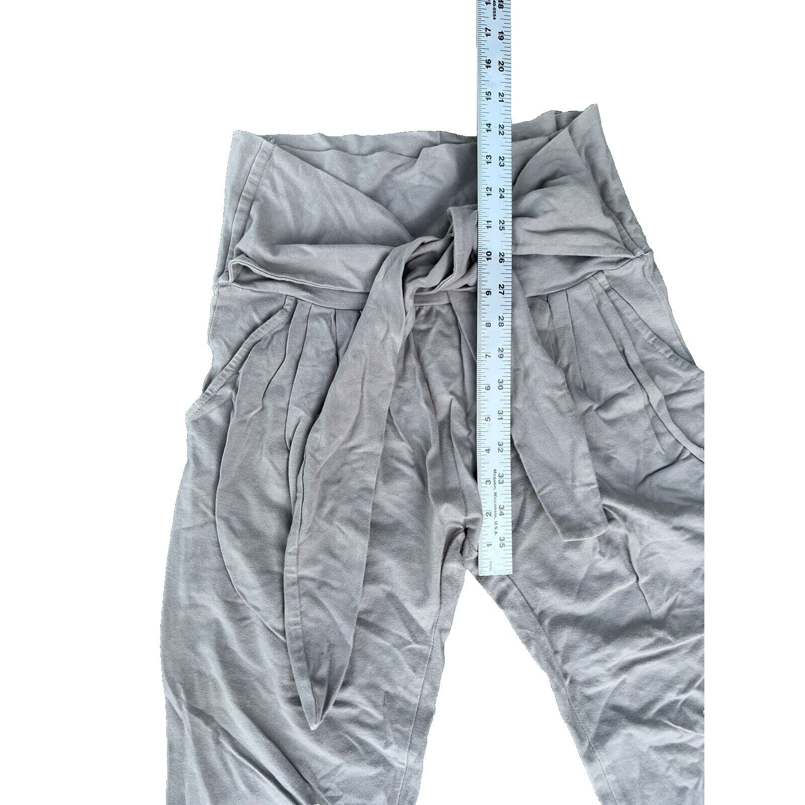 Insomnia Visuals Insomnia gray pants cotton size L Women High Rise A000316 Size 28" / US 6 / IT 42 - 7 Thumbnail
