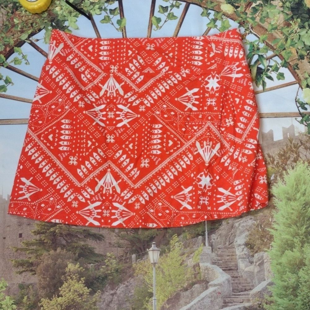 Patagonia Patagonia orange white skirt size medium Size 32" / US 10 / IT 46 - 3 Thumbnail