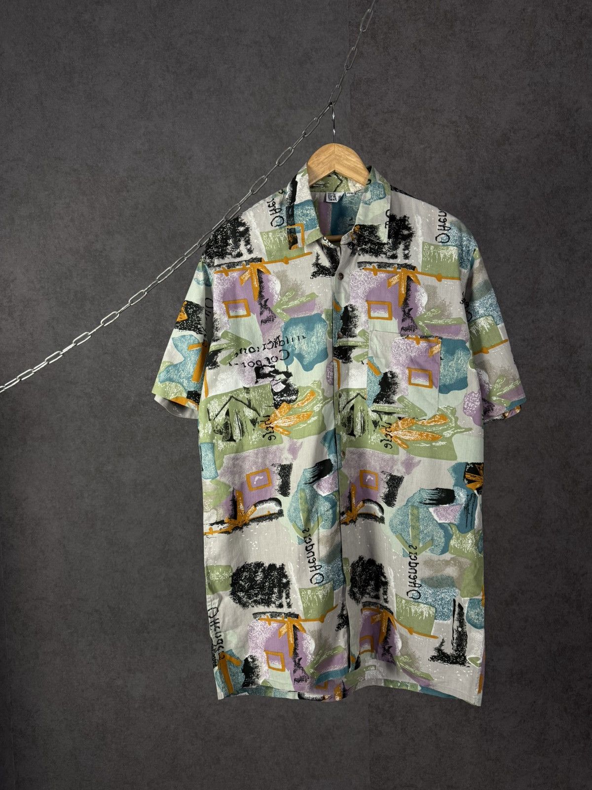 Vintage Art crazy Hawaiian shirt Size US L / EU 52-54 / 3 - 1 Thumbnail