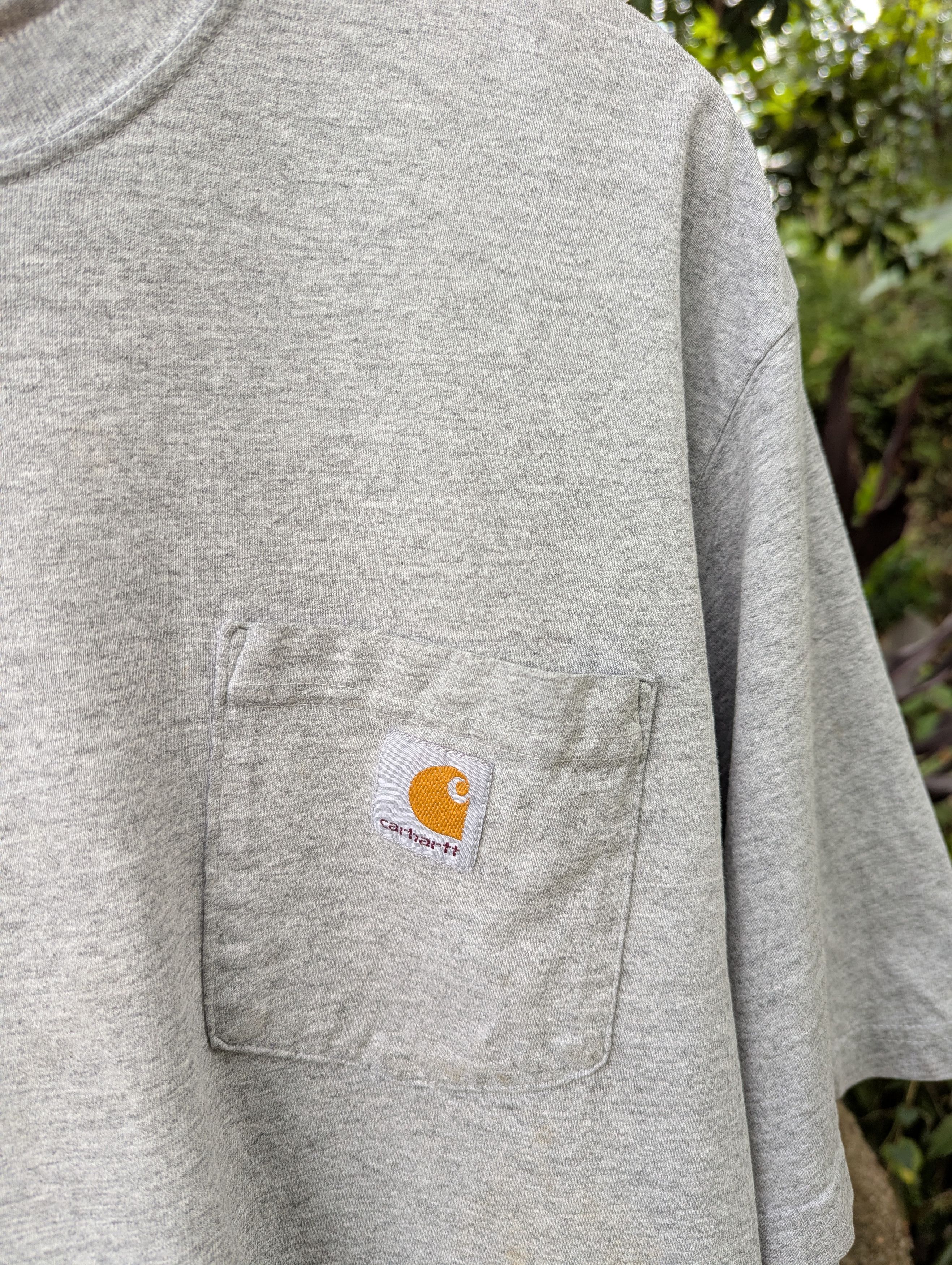 Carhartt Thrashed Carhartt Sunfaded Tshir Size US XL / EU 56 / 4 - 2 Thumbnail