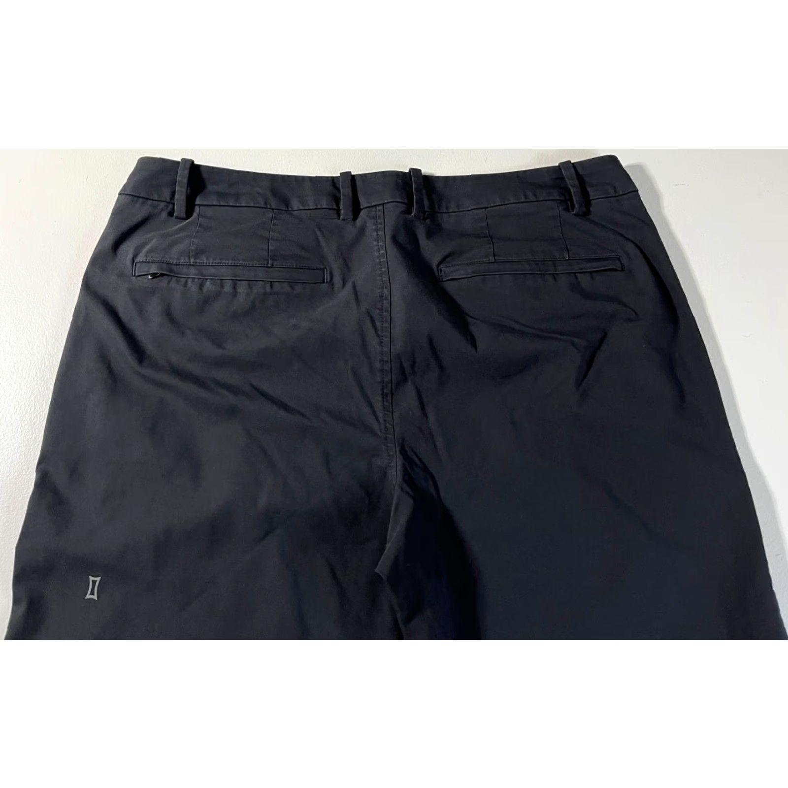 Vintage Kit and Ace Men’s Chino Pants Black 34 Regular 34 Cotton Blend Stretch Flat Front Belt Loops Straight Inseam 32 Casual Vintage/Preppy Style City Size US 34 / EU 50 - 7 Thumbnail