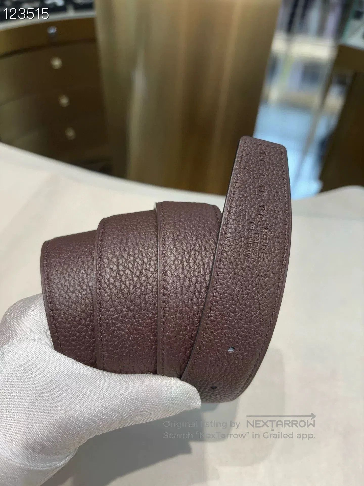 Hermes Hermès 040752v511 Brown Strap 3.2cm. Size ONE SIZE - 1 Thumbnail