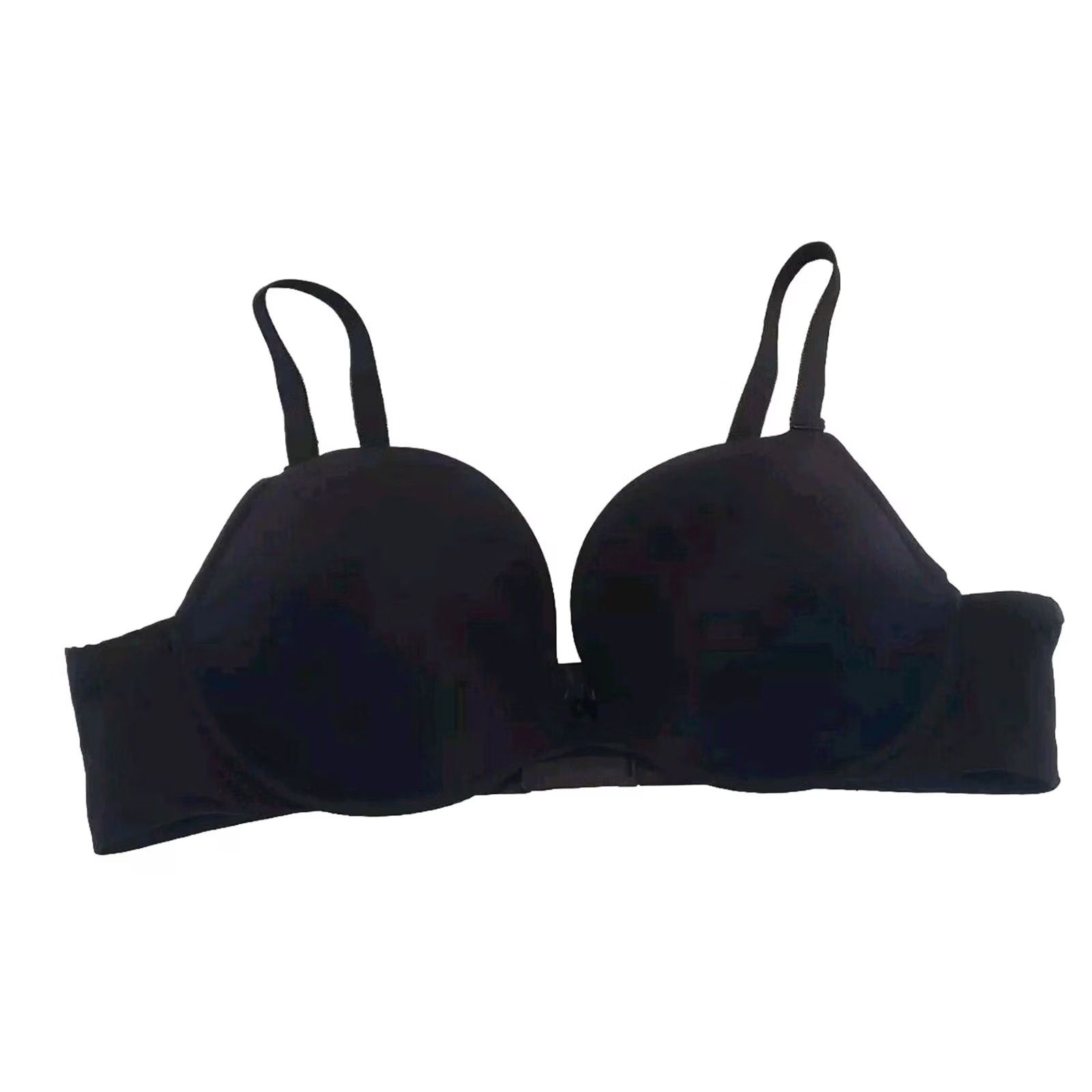 Torrid Torrid Push Up Bra Womens 46C Black Curve Underwire Padded Satin Excellent Condition Size ONE SIZE - 2 Thumbnail