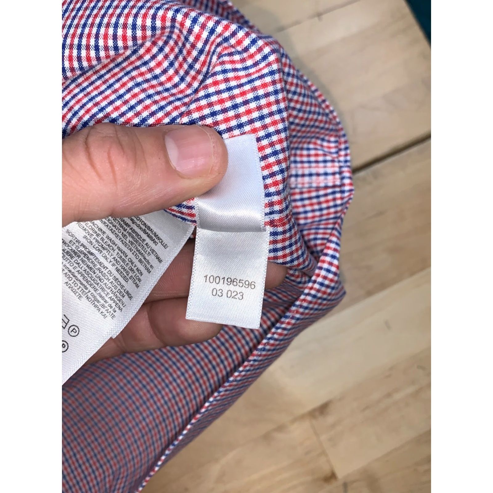 Brooks Brothers Brooks Brothers Dress Shirt Men 17.5 Regular Check Red 36/37 Long Sleeve Barrel Cuff Button Collar 12915 Size US XXL / EU 58 / 5 - 4 Thumbnail