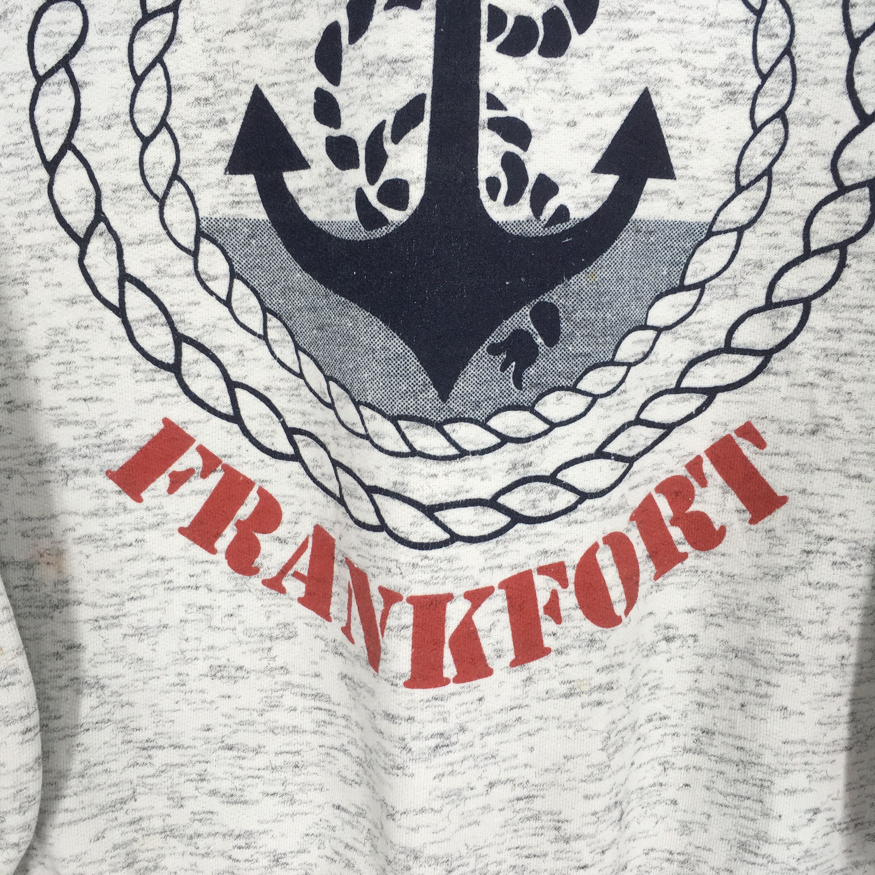 Vintage vintage grey sweatshirt - 350 Size US XL / EU 56 / 4 - 4 Thumbnail