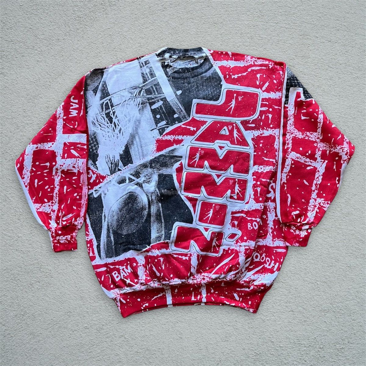 Other Vintage 90s Basketball Art AOP Crewneck Sweatshirt Jam NBA Size US XL / EU 56 / 4 - 2 Thumbnail