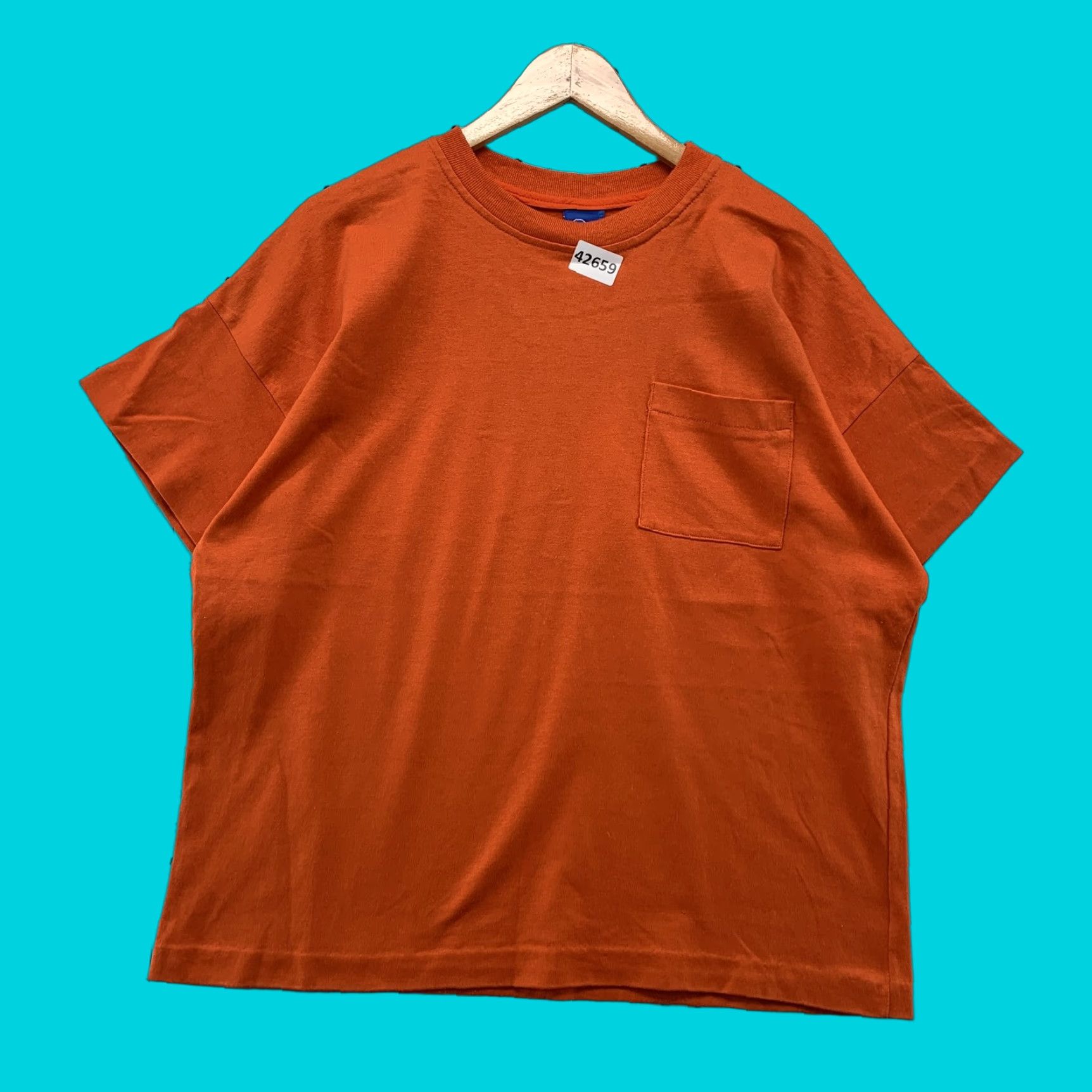 Ocean Pacific VINTAGE Ocean Pacific Pocket Shirt Orange M T-Shirt Short Sleeve Crew Neck Men 80s VTG Pockets USA 80s Size US M / EU 48-50 / 2 - 1 Thumbnail