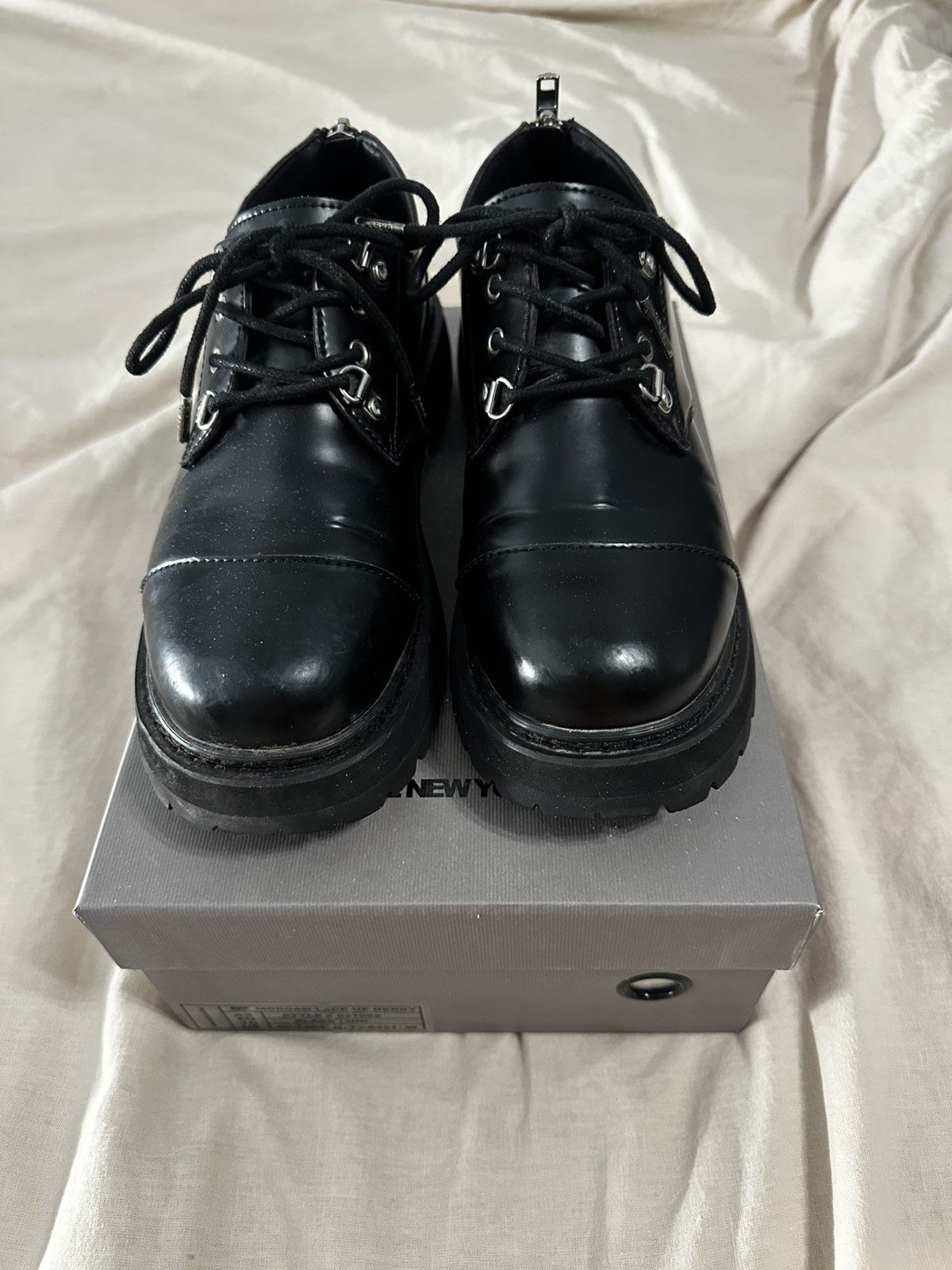 靴 oree New York Derby shoes 27cm OG Infantry Lace Up Derby | oreenewyork