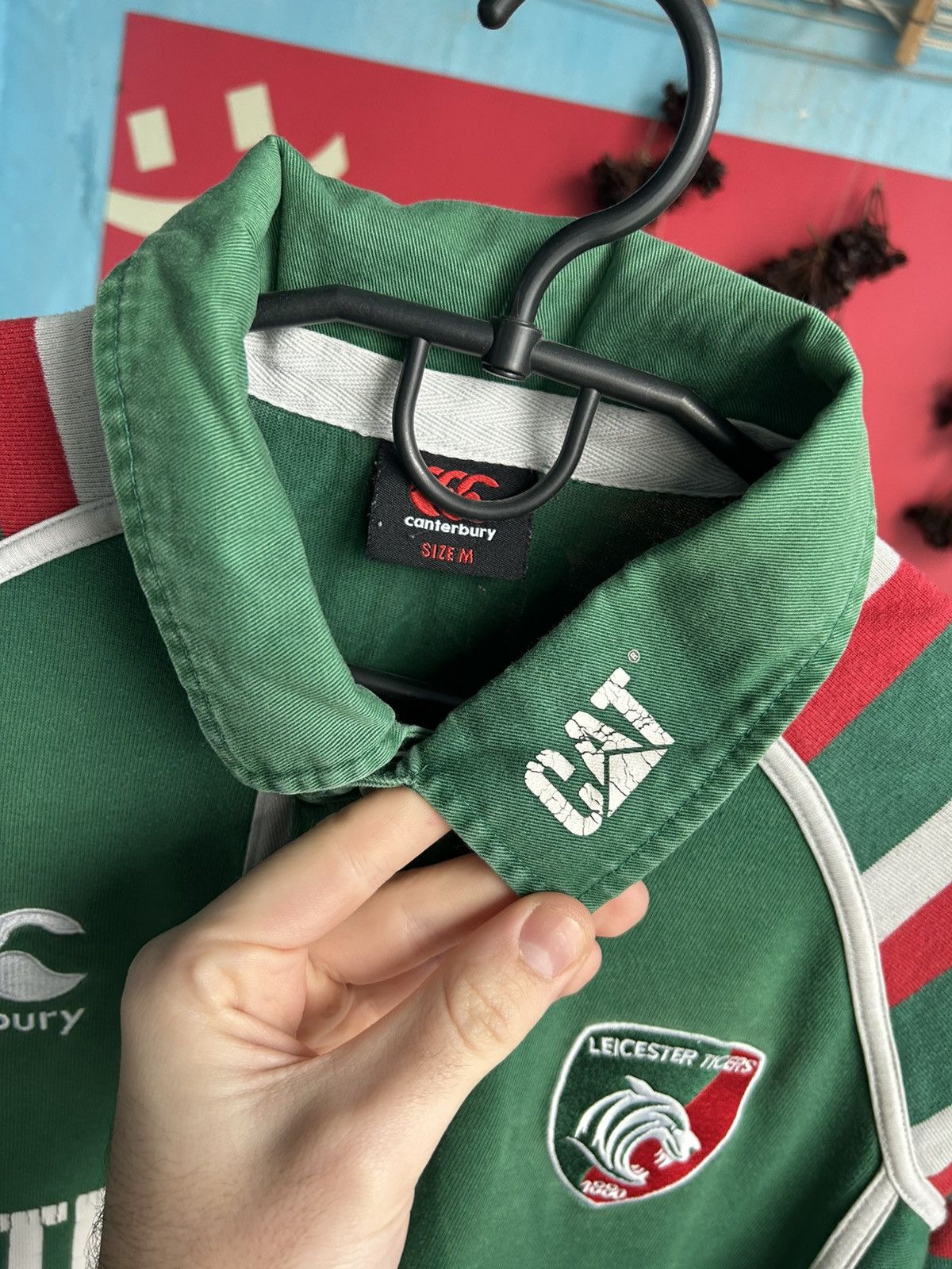 Canterbury of New Zealand × Vintage Canterbury Leicester Tigers Rugby Jersey Football T-shirt Size US M / EU 48-50 / 2 - 5 Thumbnail