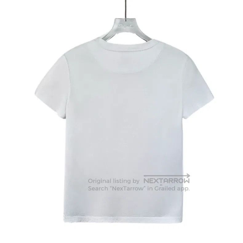 Hermes Hermes White pocket embroidered cotton short-sleeved T-shi Size XS / US 0-2 / IT 36-38 - 2 Thumbnail