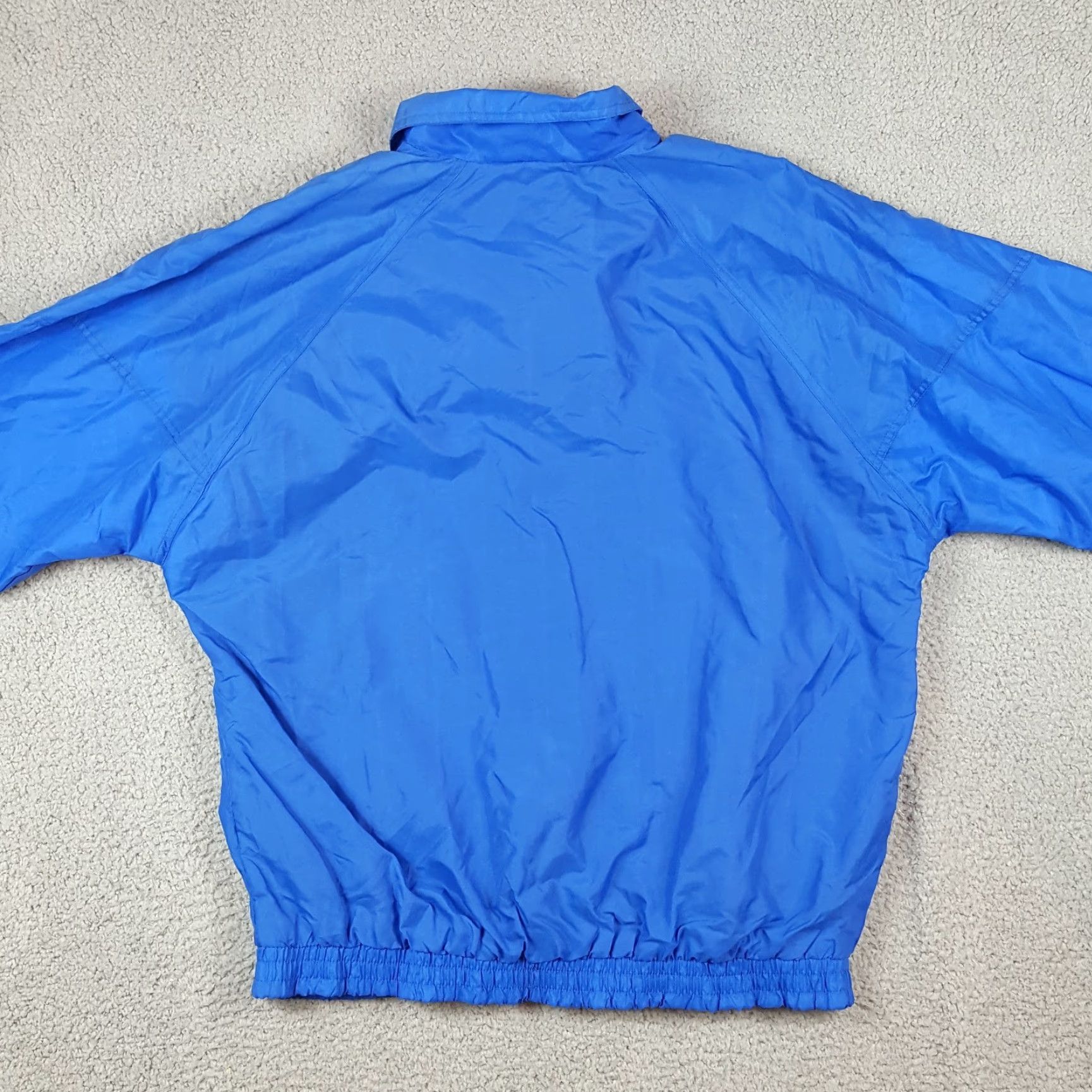 Jordache Vintage Jordache Windbreaker Jacket Women M Blue 80s 90s Track Suit Top Retro Outerwear Size M / US 6-8 / IT 42-44 - 6 Thumbnail