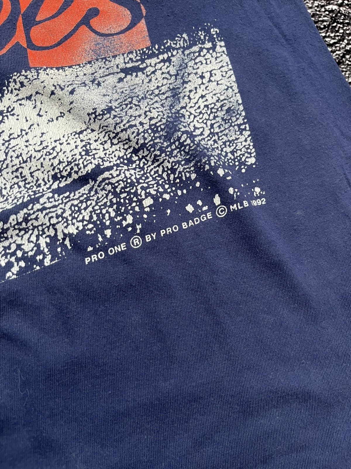 MLB 1992 New York Yankees MLB Big Logo Blue T-Shir Size US L / EU 52-54 / 3 - 3 Thumbnail