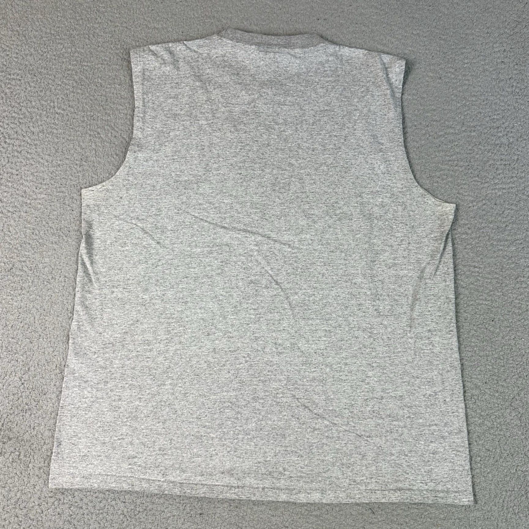 Nike VINTAGE Nike Shirt Mens L Gray Cut Off Center Swoosh Basketball Essential Size US L / EU 52-54 / 3 - 5 Thumbnail