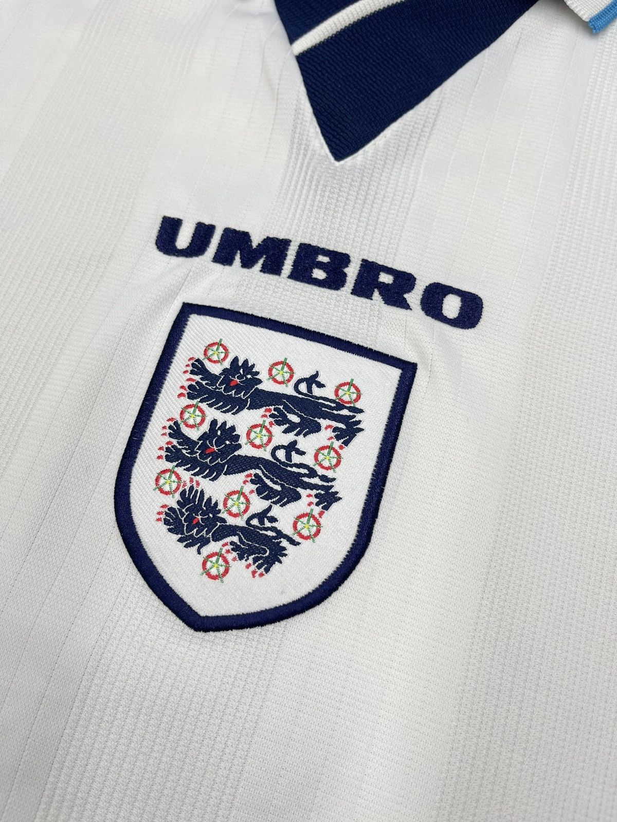 Umbro Vintage Umbro England 1996 Stuart Pearce 3 Soccer Jersey Y2K Size US L / EU 52-54 / 3 - 5 Thumbnail