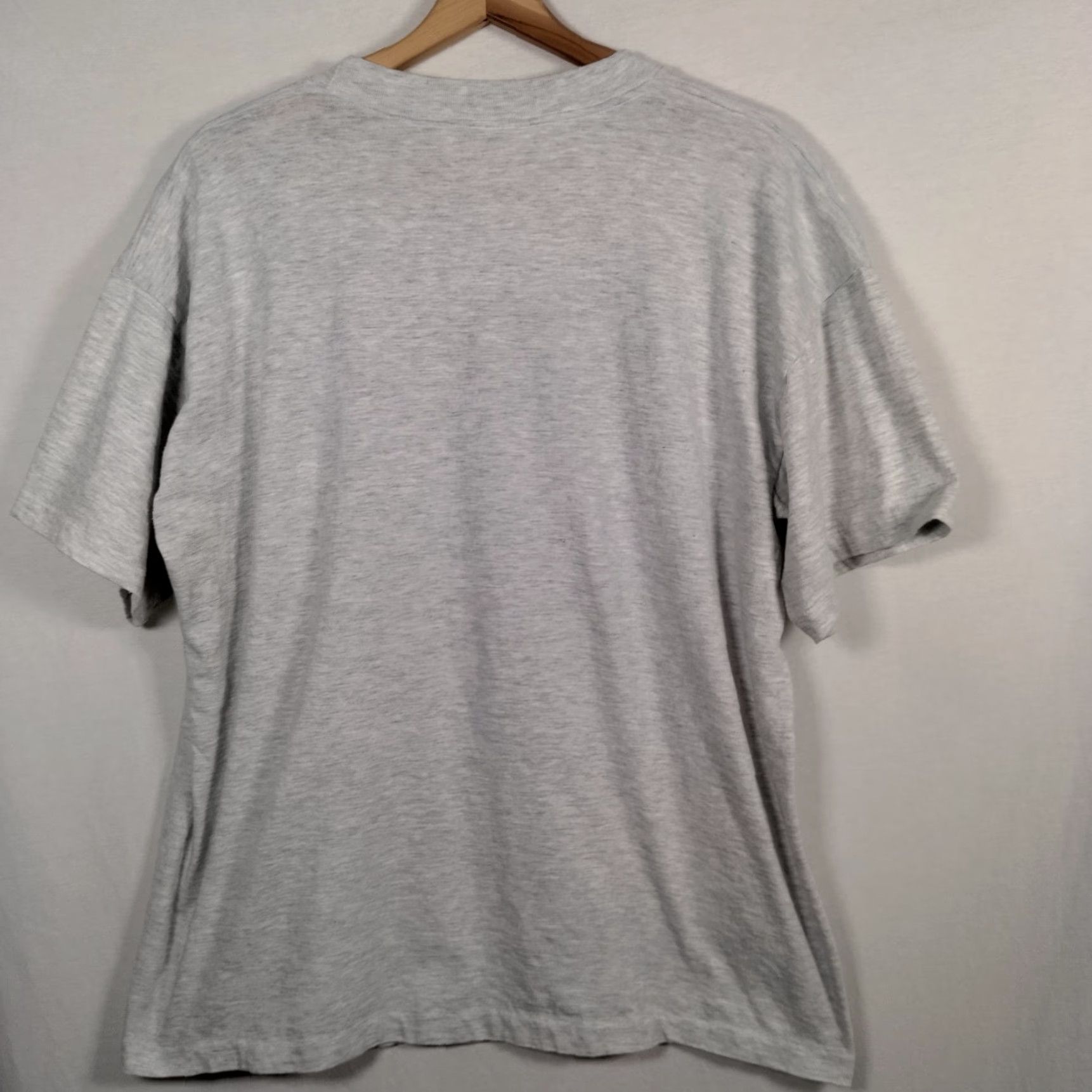 Vintage VINTAGE Creditee Men T-Shirt XL Gray American Diner Food Graphic 80s Single Stitch Cotton Size US XL / EU 56 / 4 - 3 Thumbnail