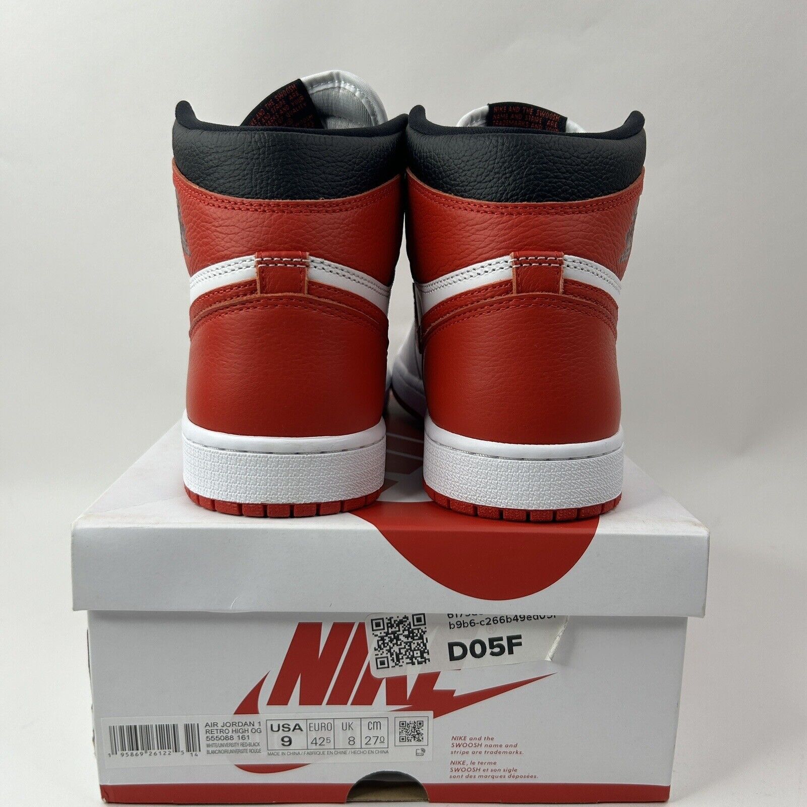 Nike Nike Air Jordan 1 Retro High OG “Heritage/White Red” 2024 Size US 9 / EU 42 - 5 Thumbnail