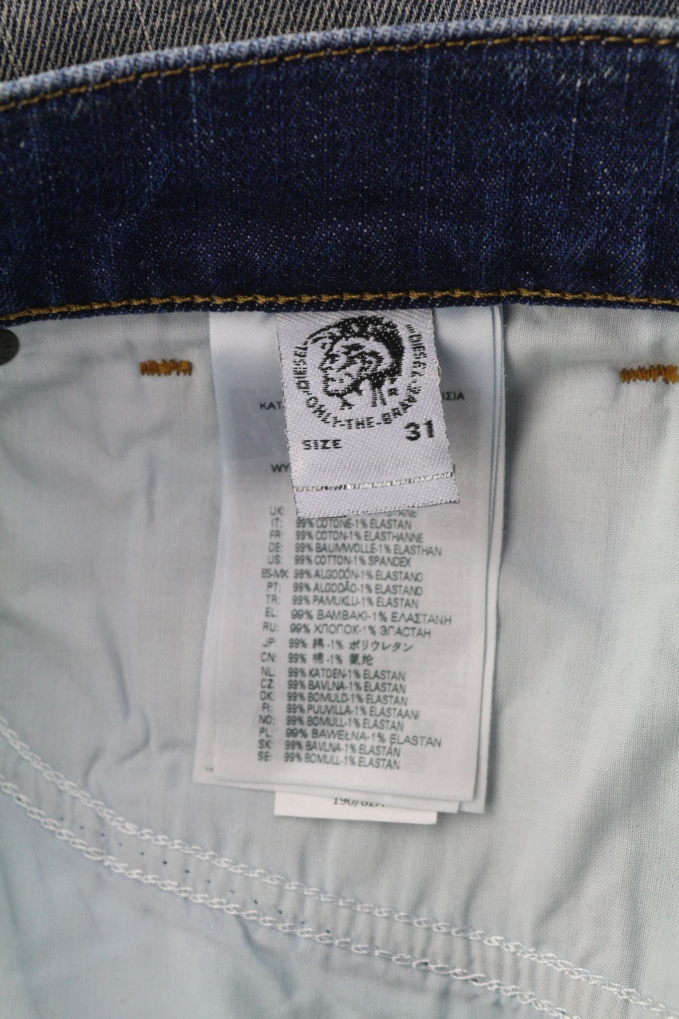Diesel D-FINING Z9A05 W31/L34 Stretch Blue Denim 40423 Size US 31 - 8 Thumbnail