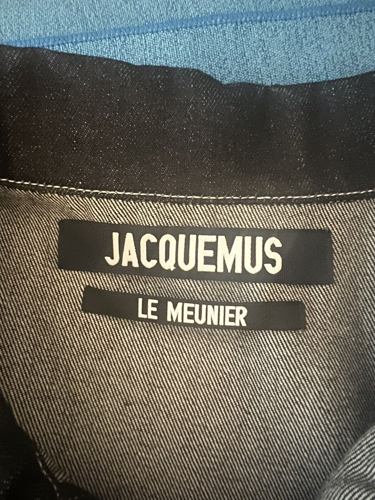 Jacquemus Le Meunier Denim Overshirt Navy Size 50 Size US M / EU 48-50 / 2 - 3 Thumbnail