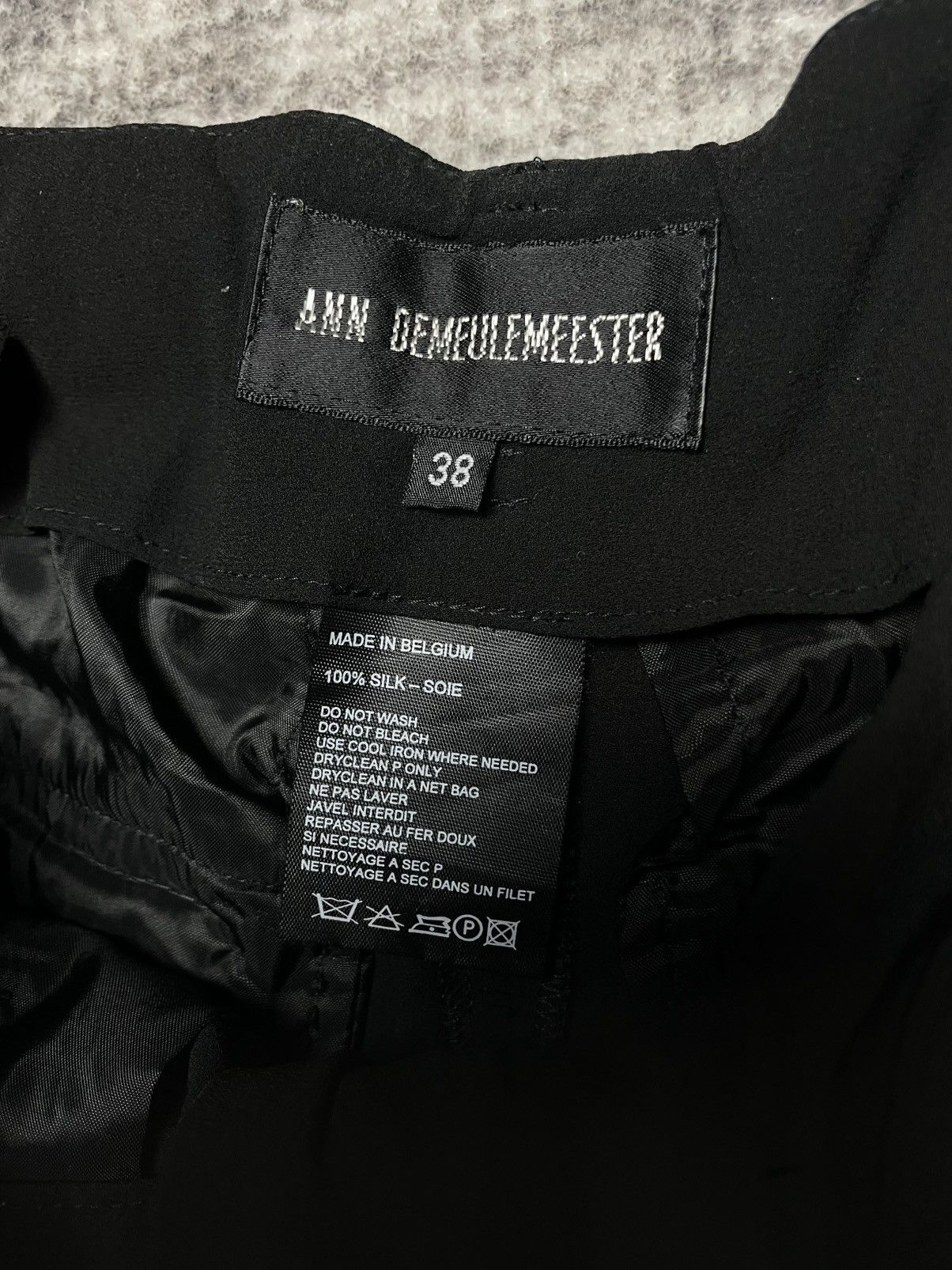 Ann Demeulemeester Ann Demeulemeester Silk Bondage Cargo Pants Size US 30 / EU 46 - 9 Thumbnail