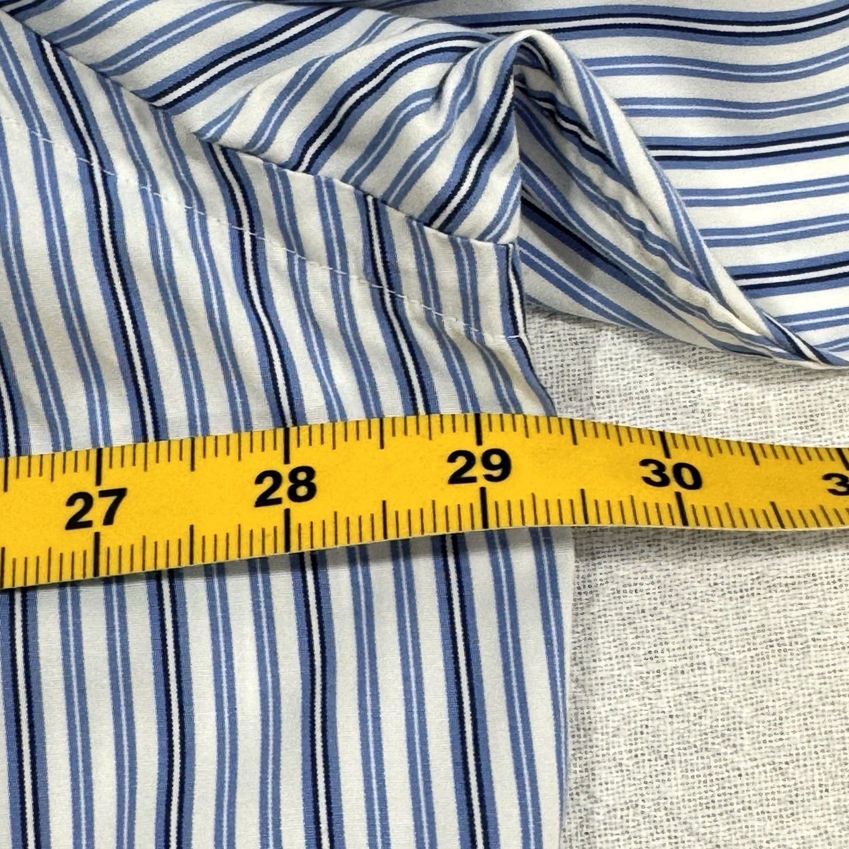 Polo Ralph Lauren VINTAGE Polo Ralph Lauren Button-Down Shirt Men’s 2XB Big & Tall Striped Blue Long Sleeve Knit Cotton Button-Up Collared 1953 Mens Big 2X Size US XXL / EU 58 / 5 - 5 Thumbnail