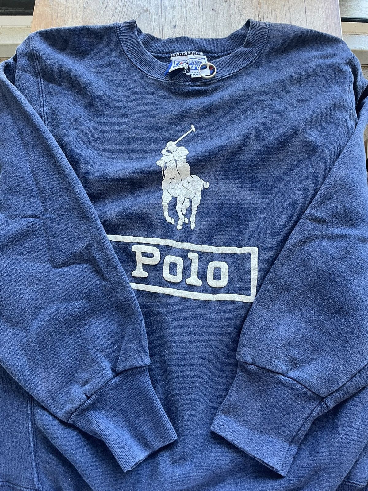 Polo Ralph Lauren × Vintage Vintage Polo bootleg Sweater shirt Size US M / EU 48-50 / 2 - 5 Thumbnail