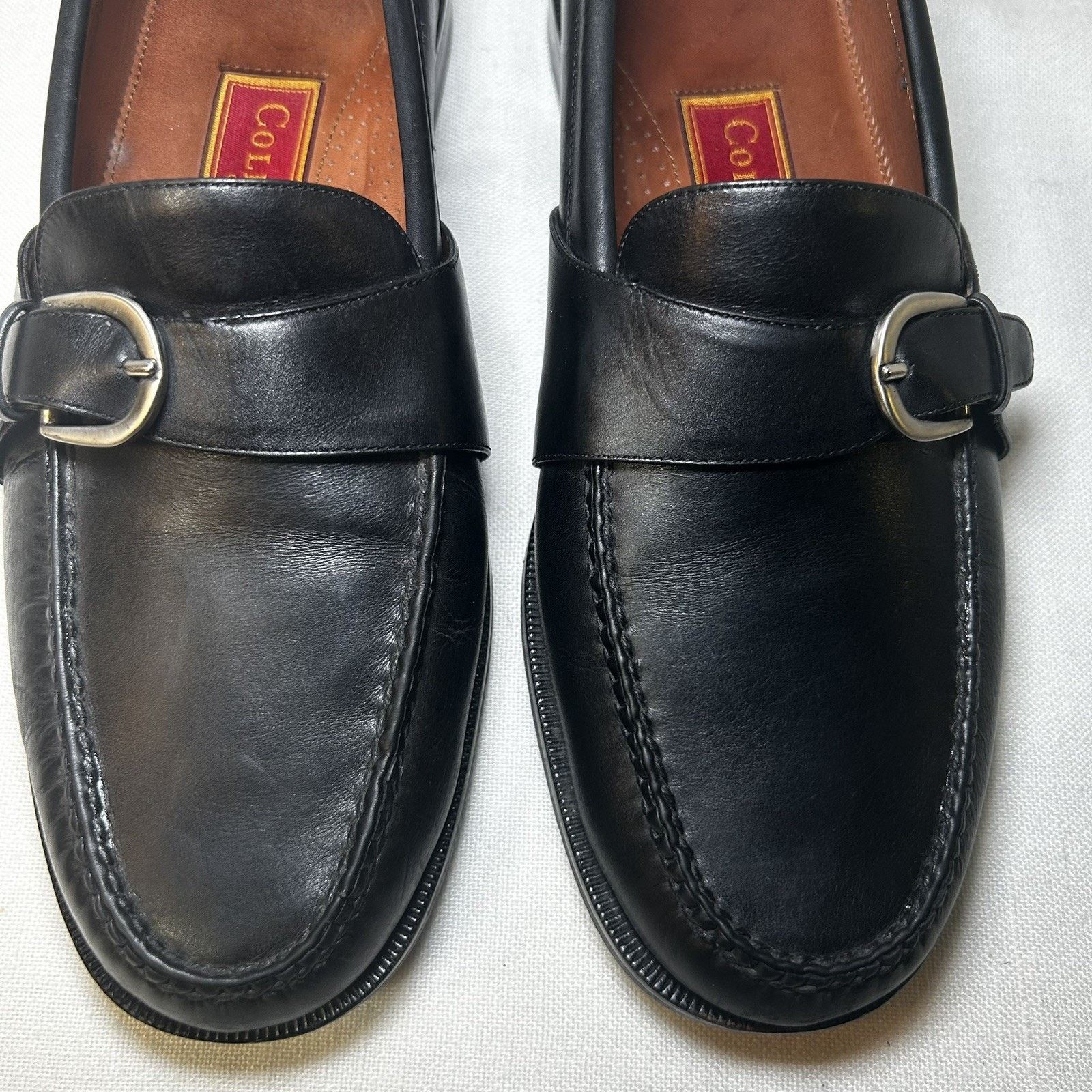 Cole Haan Cole Haan 10.5D Men’s Black Leather Dress Slip On Buckle Size US 10.5 / EU 43-44 - 12 Thumbnail