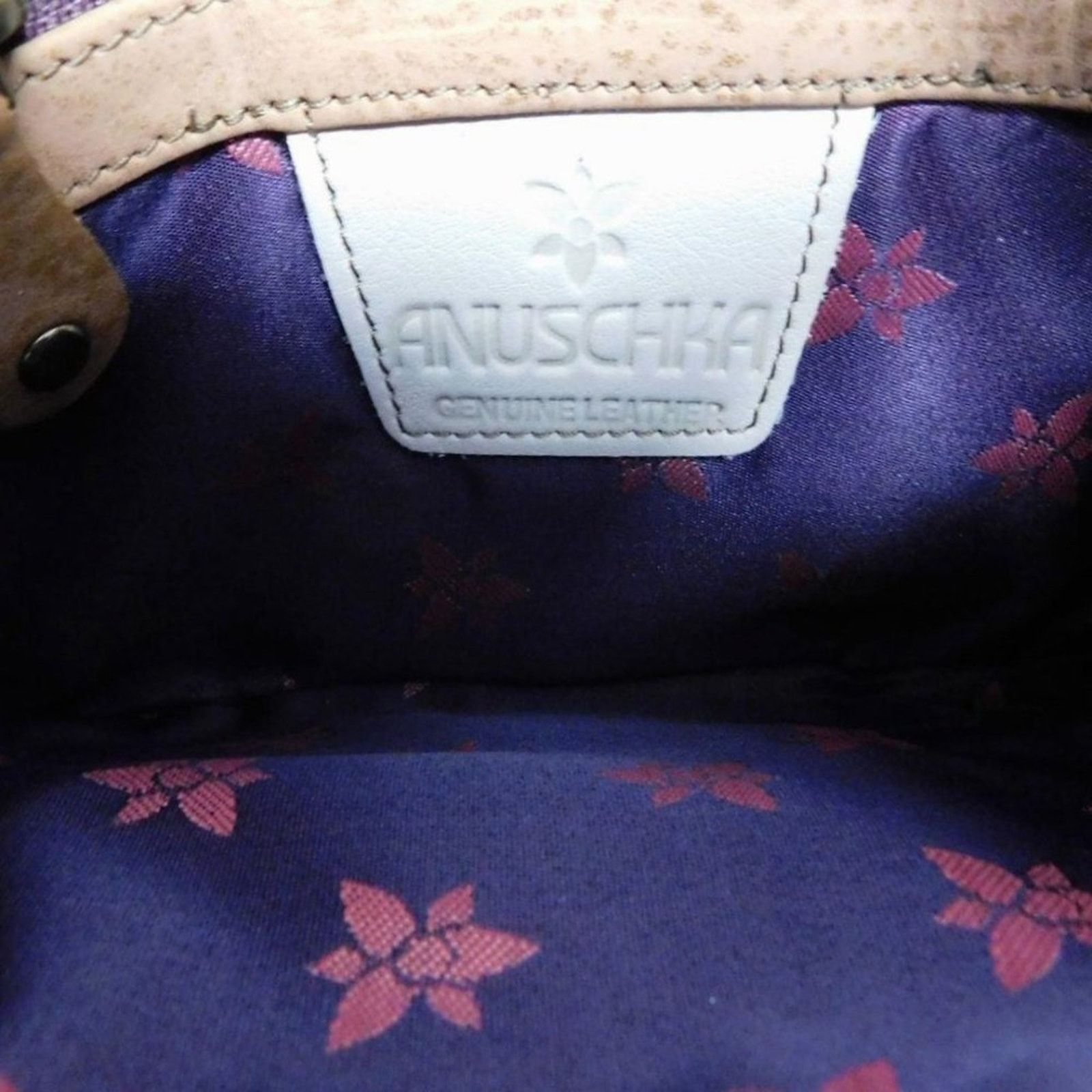 Designer Anuschka Hand Painted Leather Japanese Garden Crossbody Bag Size ONE SIZE - 7 Thumbnail