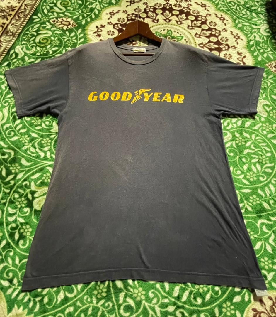 Vintage Japanese Brand K6-08 Vintage GOODYEAR tyre tee Distressed Size US L / EU 52-54 / 3 - 1 Thumbnail