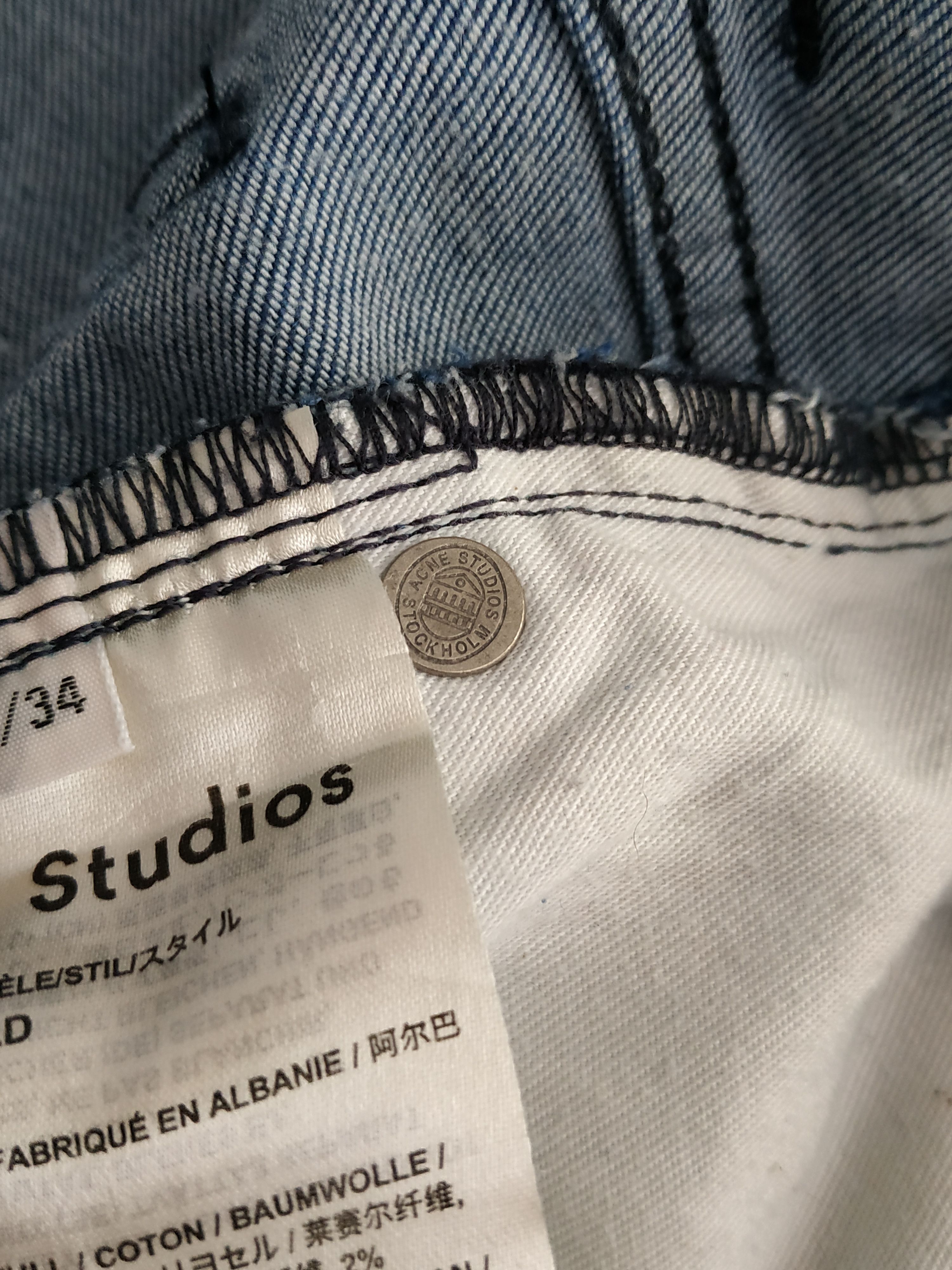 Acne Studios ACNE STUDIOS 'Skin 5 Emerald' Women's Skinny Jeans, W32 L34 Size 32" / US 10 / IT 46 - 8 Thumbnail