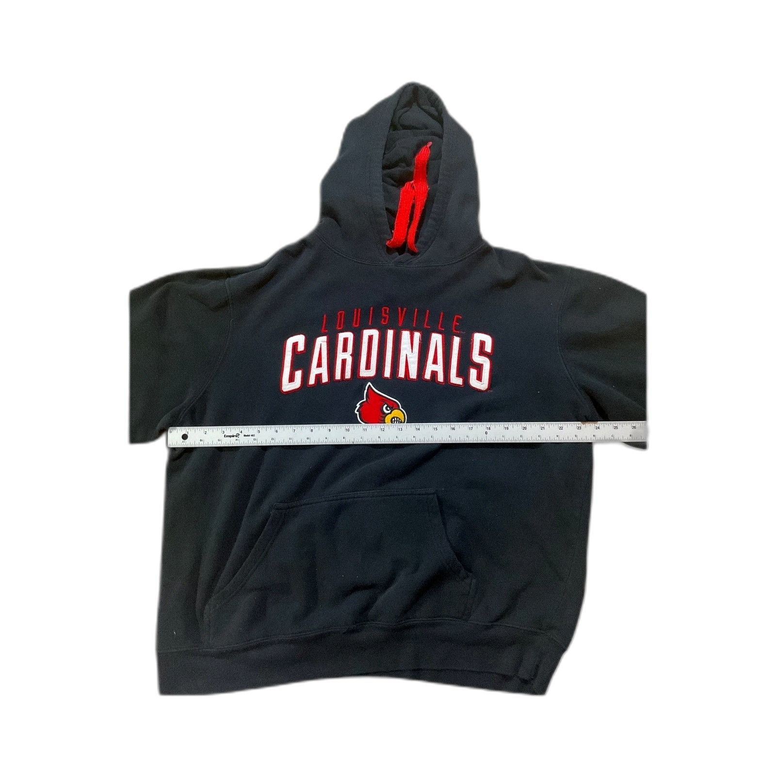 Vintage Louisville Cardinals Black College Hoodie Mens XL Hooded Swe Size US XL / EU 56 / 4 - 4 Thumbnail